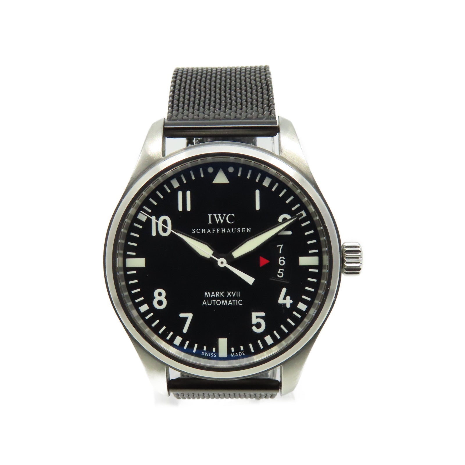 IWC Mark XVII Watch不鏽鋼/金屬帶自動機芯手錶黑色
