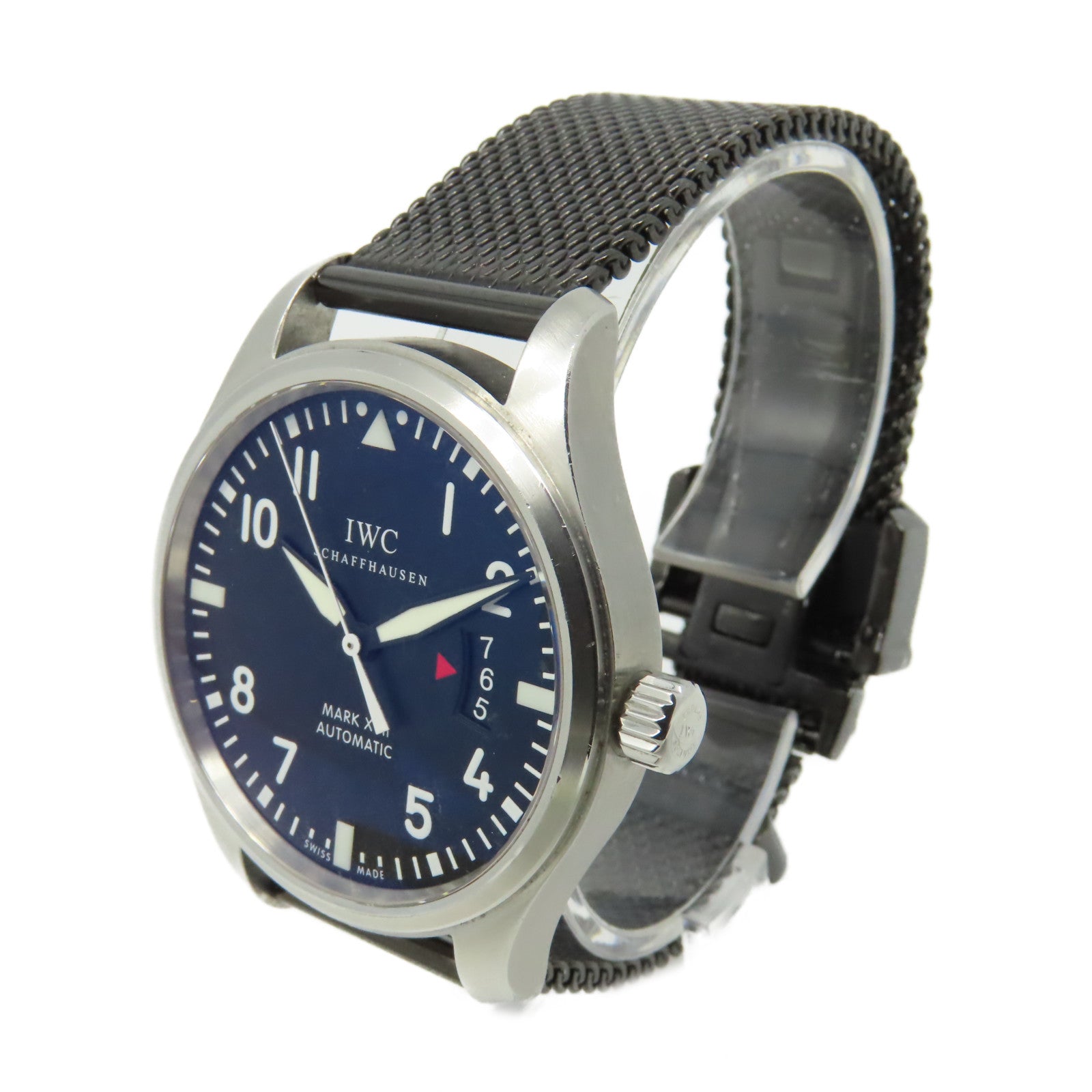 IWC Mark XVII Watch不鏽鋼/金屬帶自動機芯手錶黑色