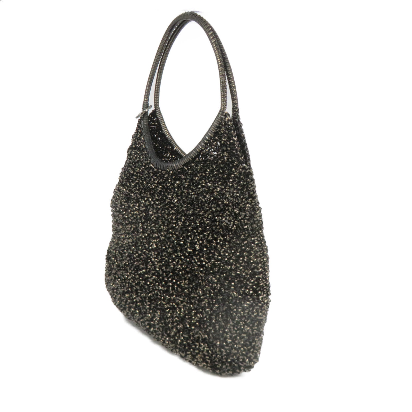 SELECTION PVC Shoulder Bag Black