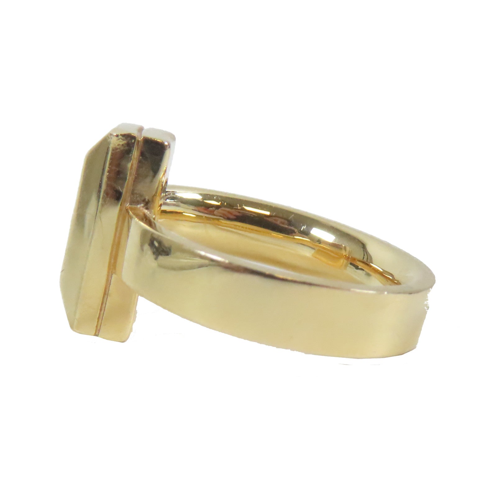 TIFFANY＆CO 18K黃金T1 Ring戒指金色US#6