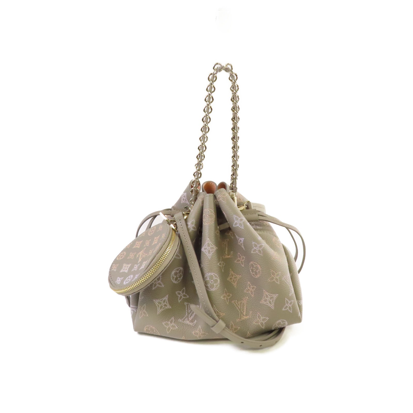 LOUIS VUITTON Mahina Flight Mode Bella 2Way Shoulder Bag手挽肩背兩用袋灰色