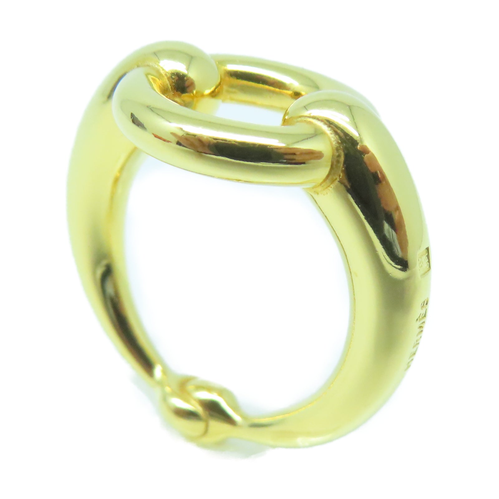 HERMES 金屬Scarf Ring絲巾扣金色