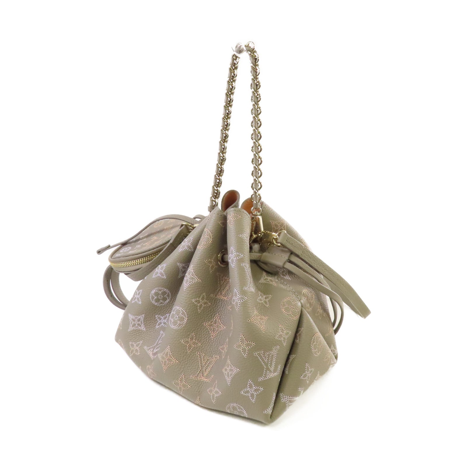 LOUIS VUITTON Mahina Flight Mode Bella 2Way Shoulder Bag手挽肩背兩用袋灰色