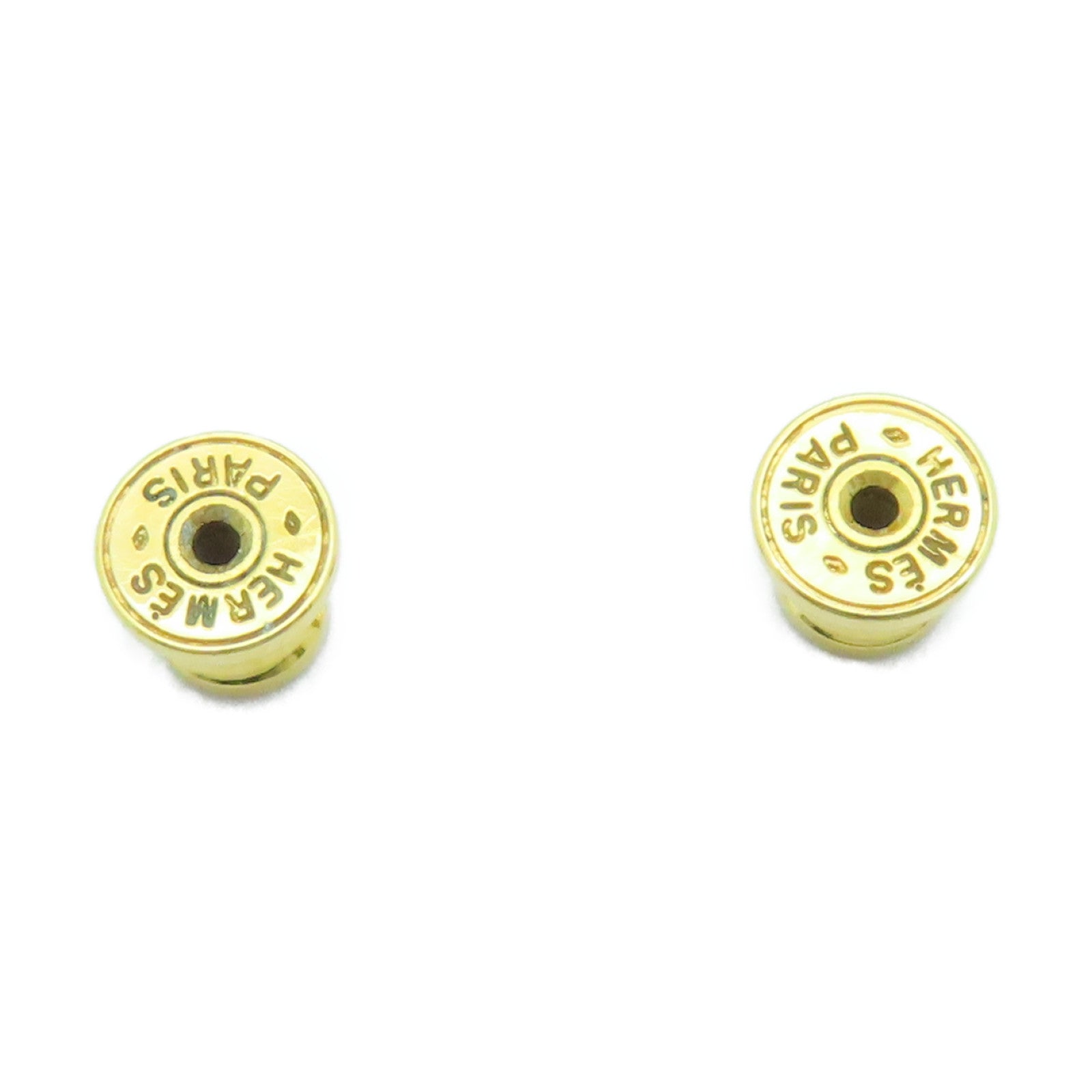 HERMES 金屬Pop H Earrings耳環黑色/金色
