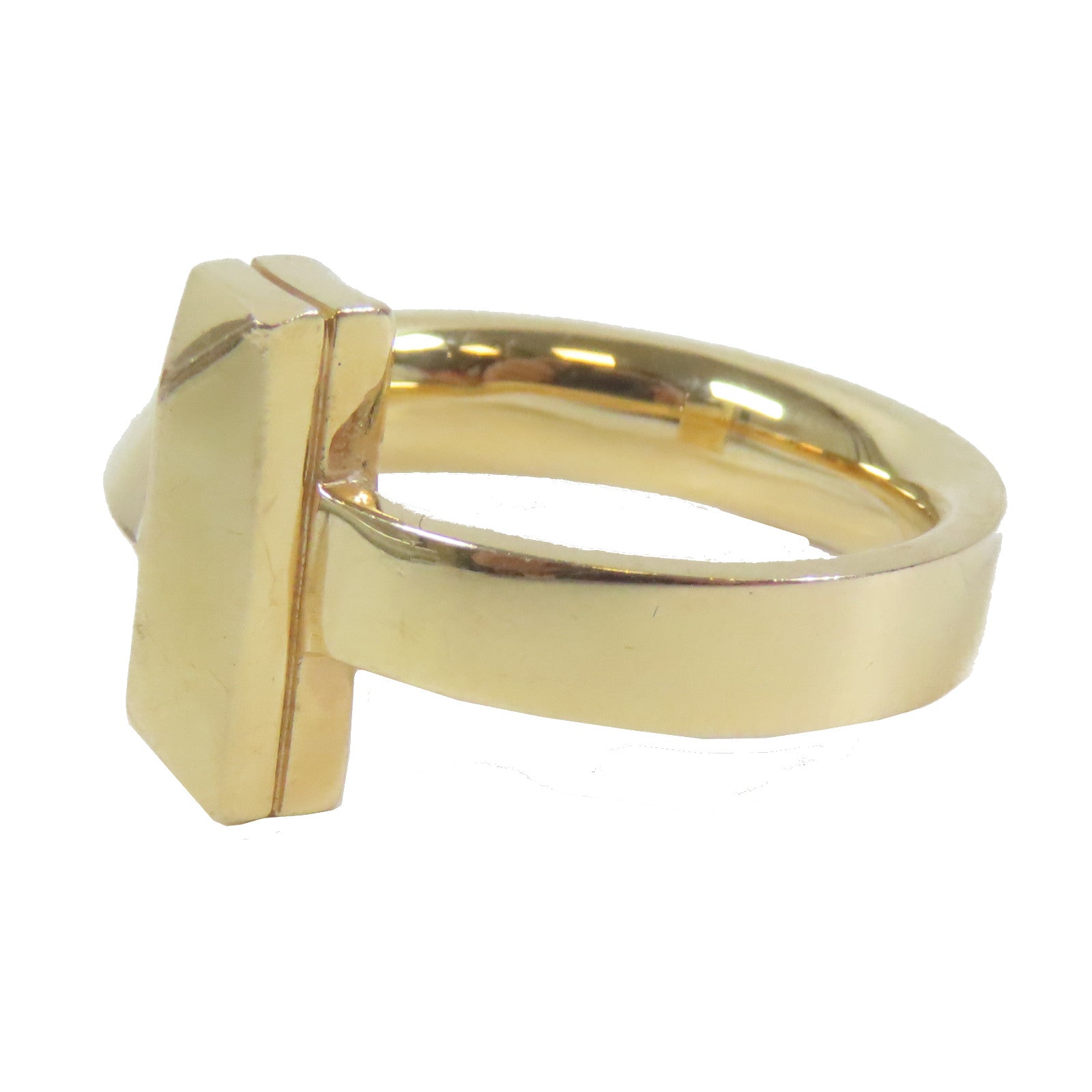 TIFFANY＆CO 18K黃金T1 Ring戒指金色US#6