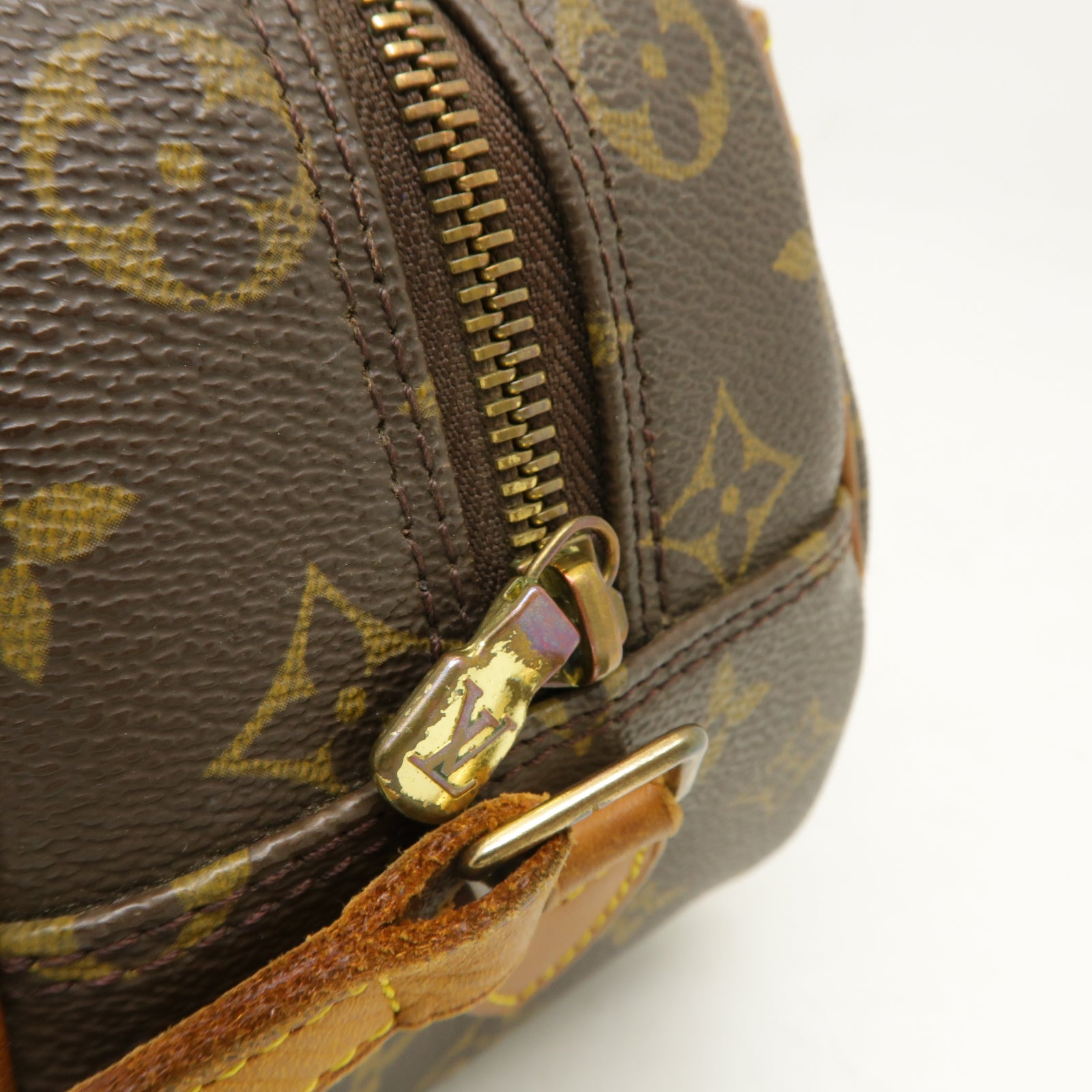 LOUIS VUITTON Monogram Blois金扣肩背袋棕色