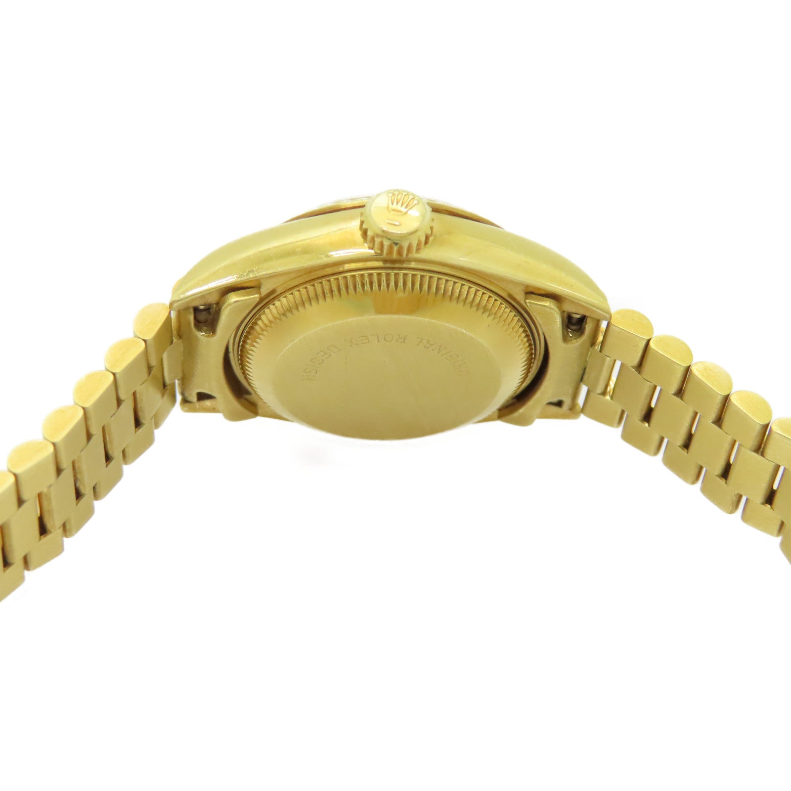 ROLEX Datejust 18K黄金手錶自動機芯金色