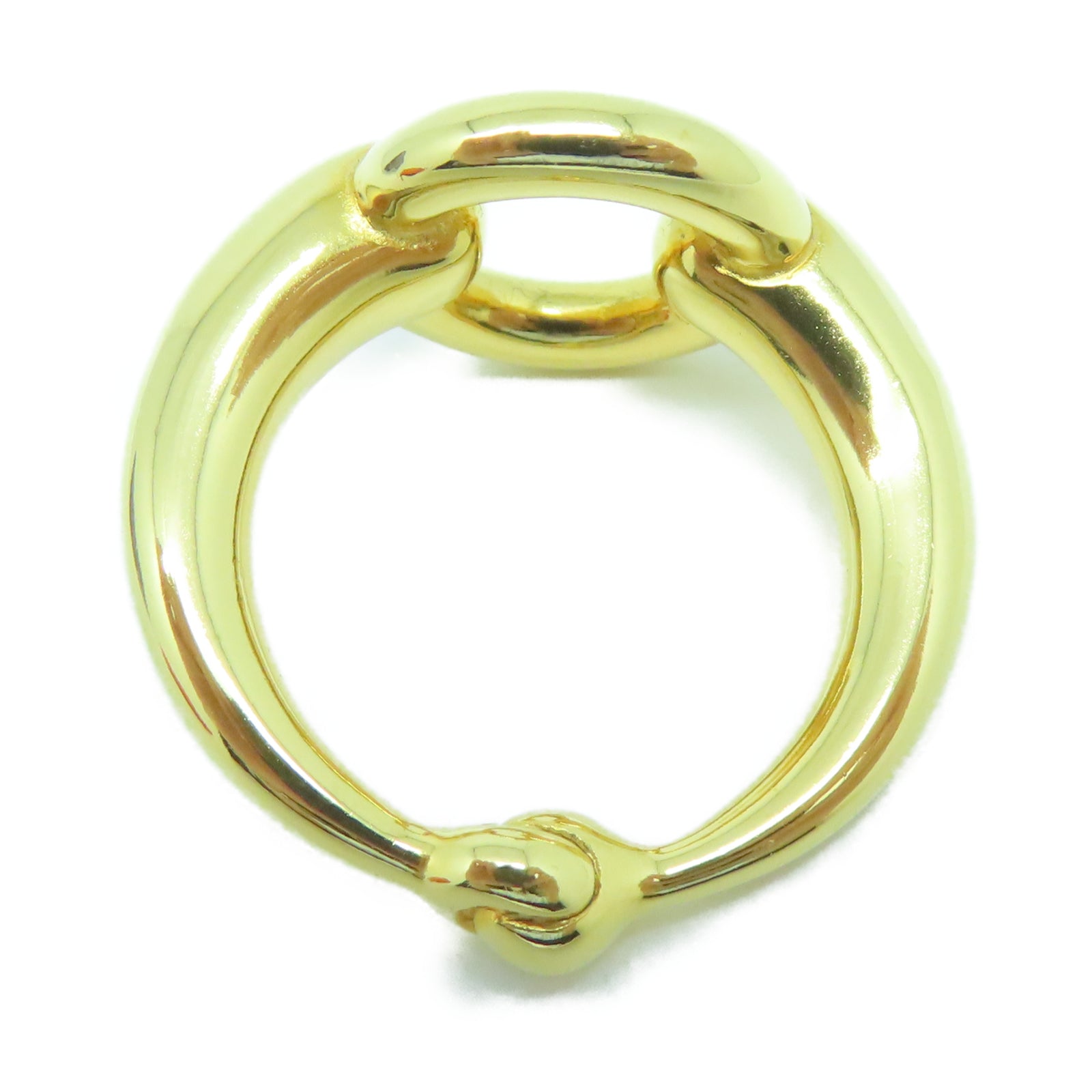 HERMES 金屬Scarf Ring絲巾扣金色