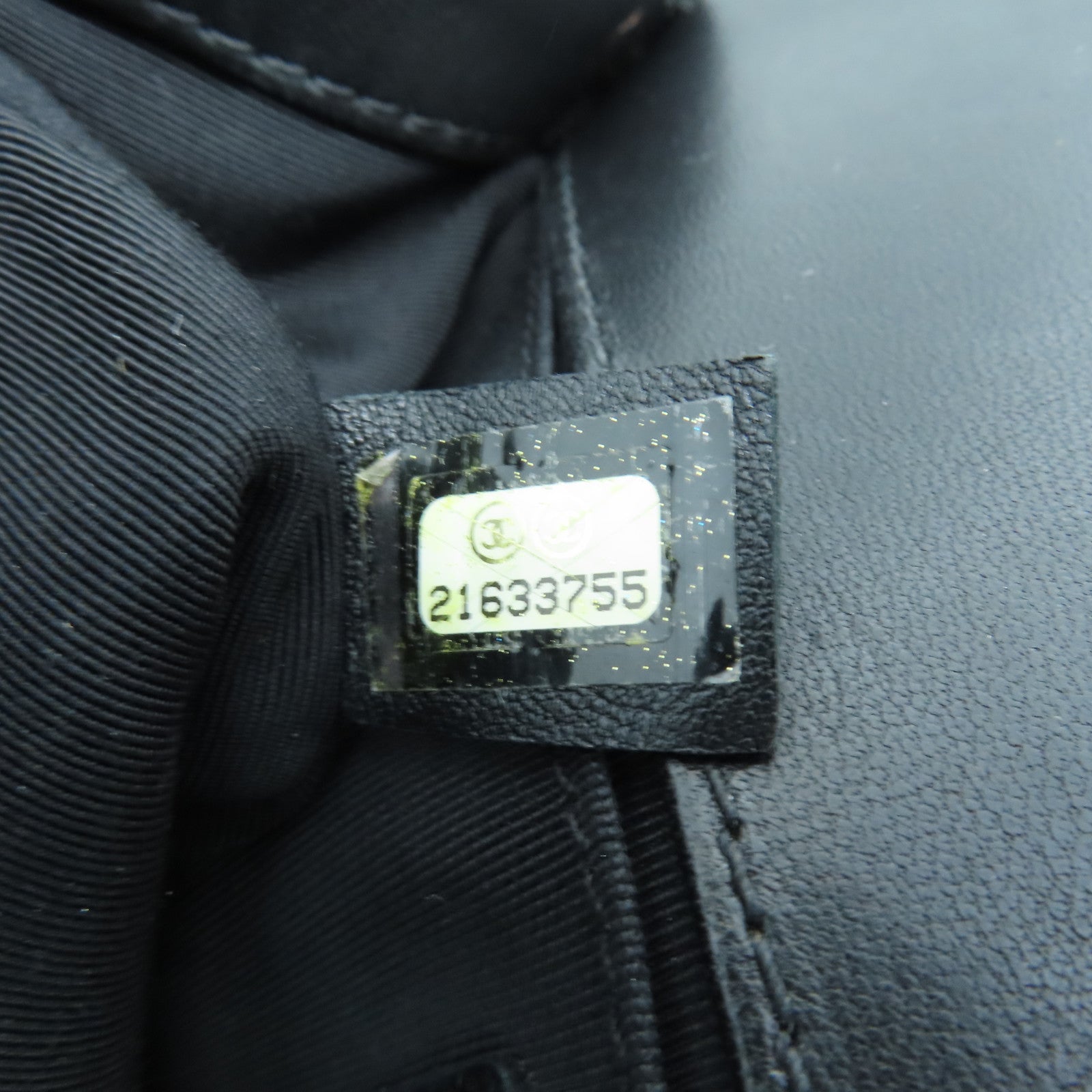 CHANEL 羊皮皮革Chain Shoulder Bag链带肩背袋黑色