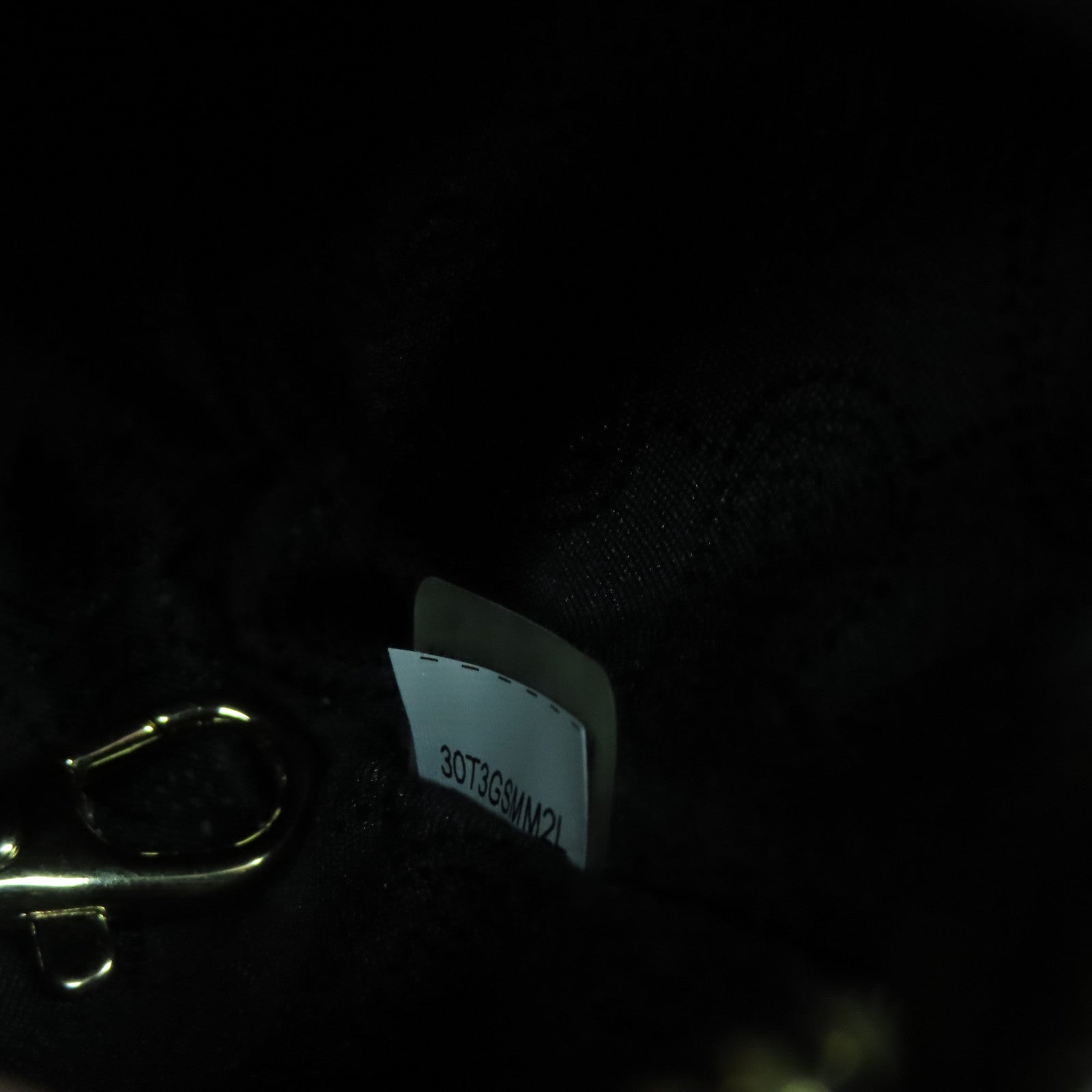 Michael Kors 【激減優惠】牛皮皮革Shoulder Bag金扣肩背袋黑色