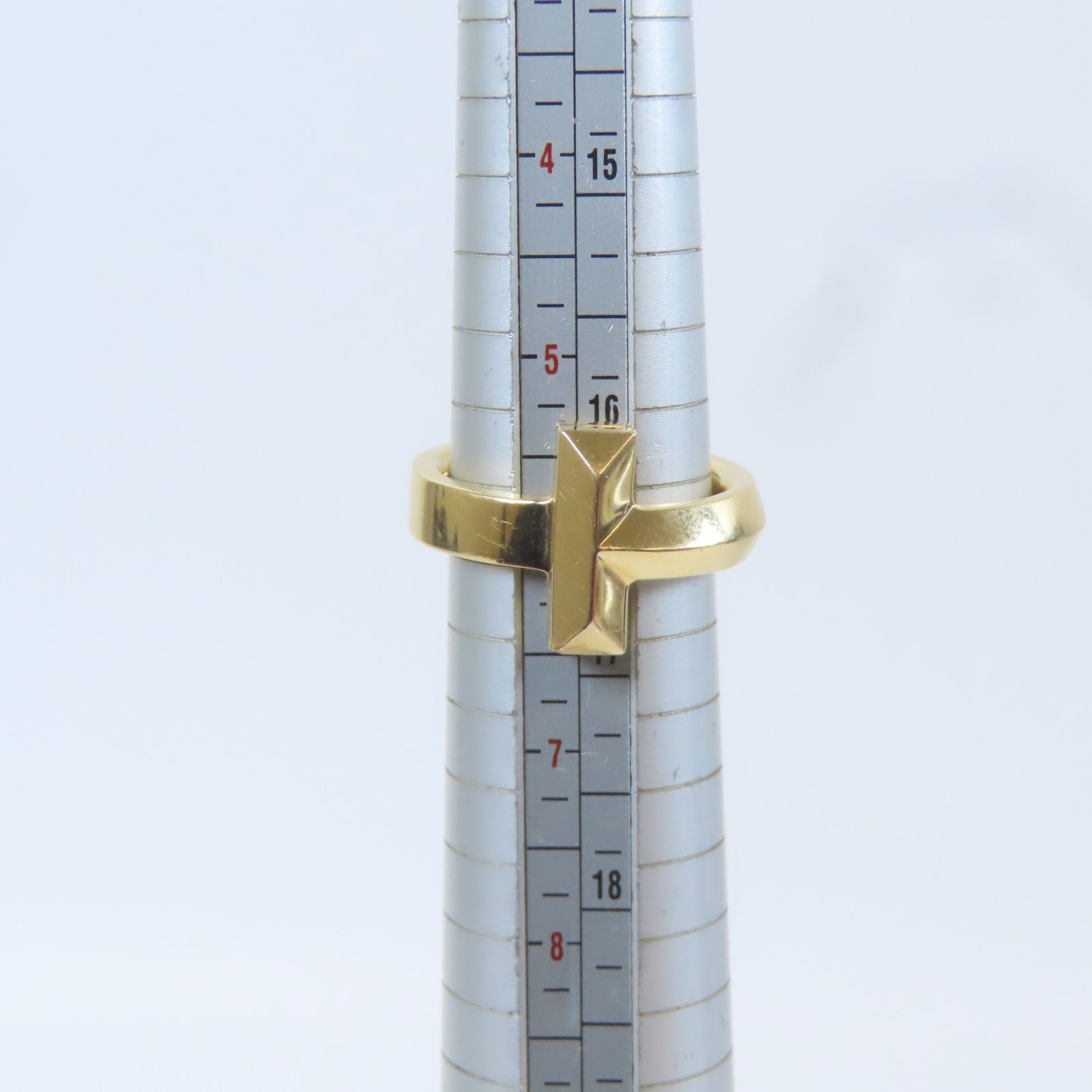 TIFFANY＆CO 18K黃金T1 Ring戒指金色US#6