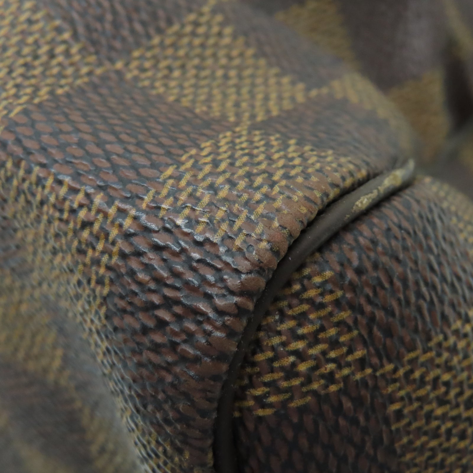 LOUIS VUITTON Damier Speedy 30金扣手挽袋棕色