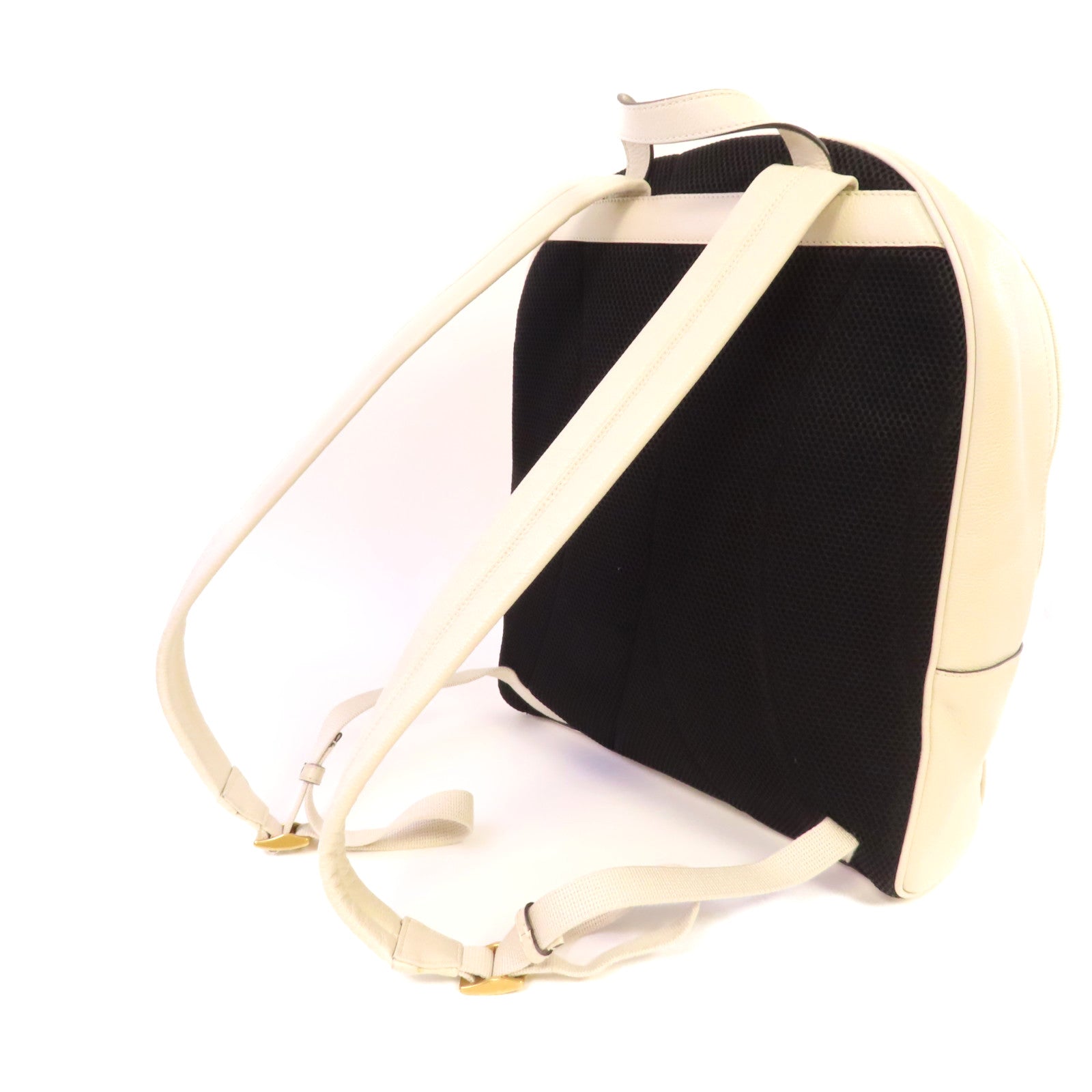 GUCCI 牛皮皮革Backpack背包米白色