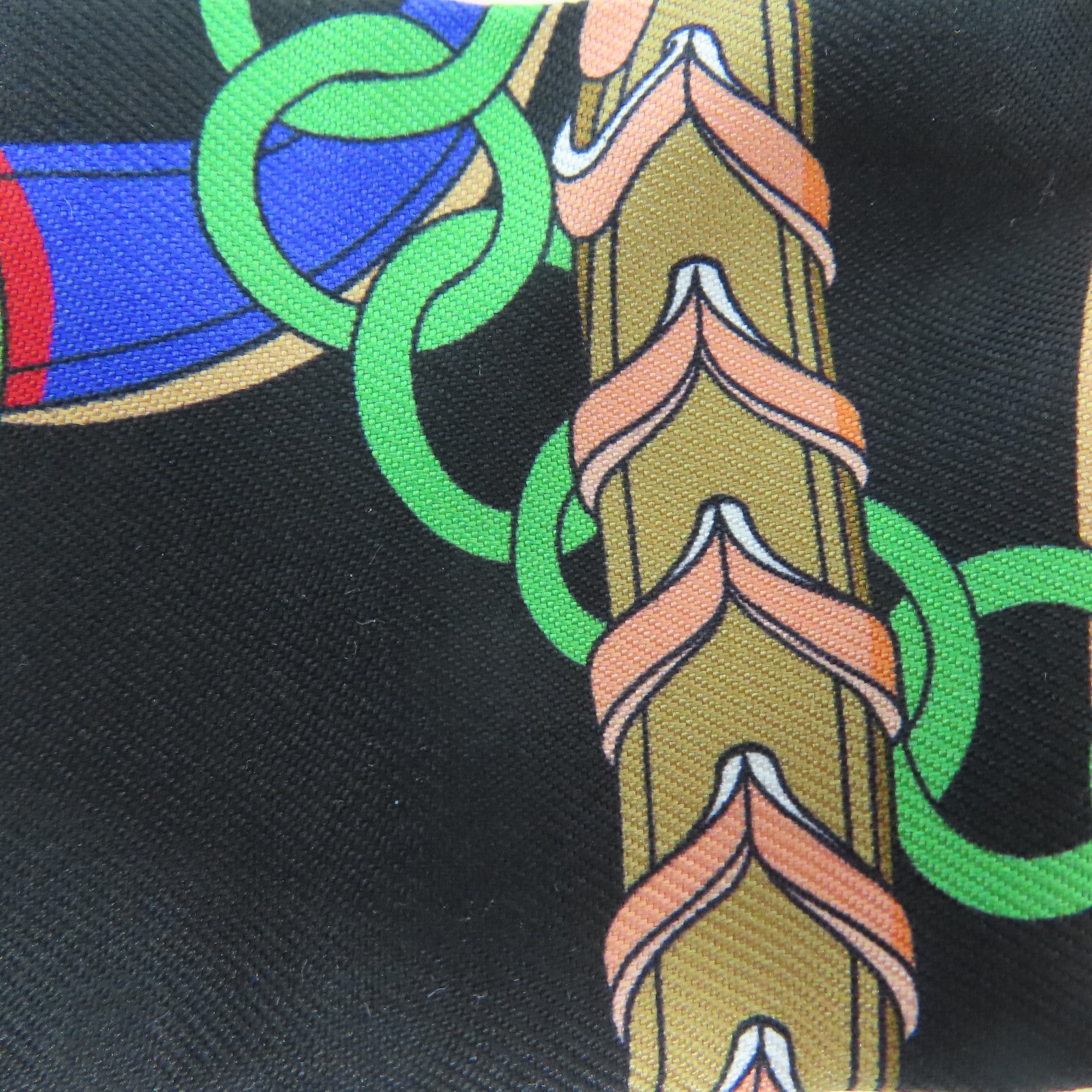 HERMES 絲質Twilly Scarf絲巾黑色
