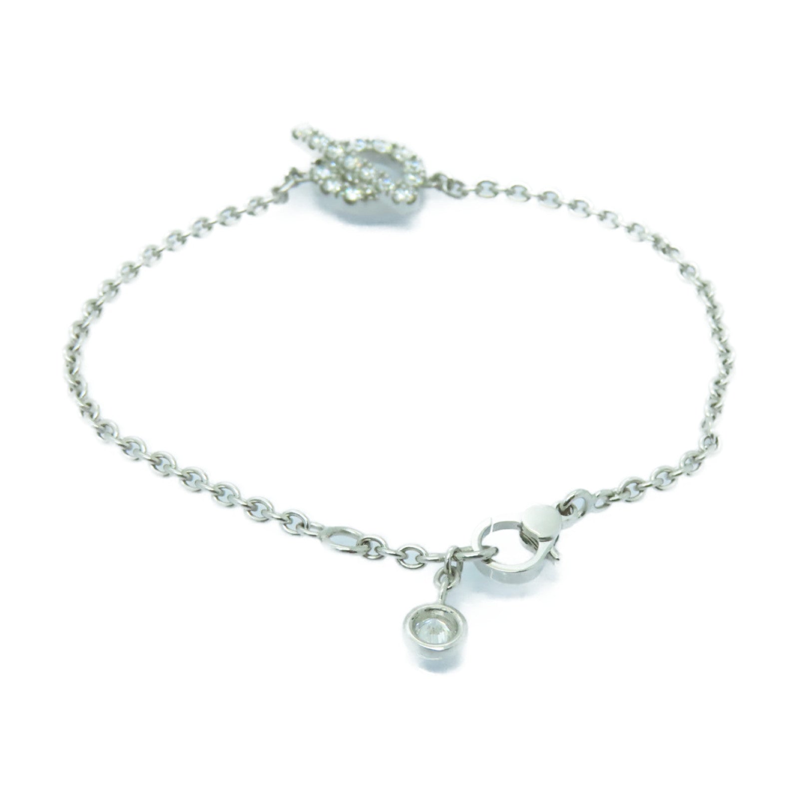 HERMES 18K白金Finesse Bracelet 0.55ct鑽石手鏈