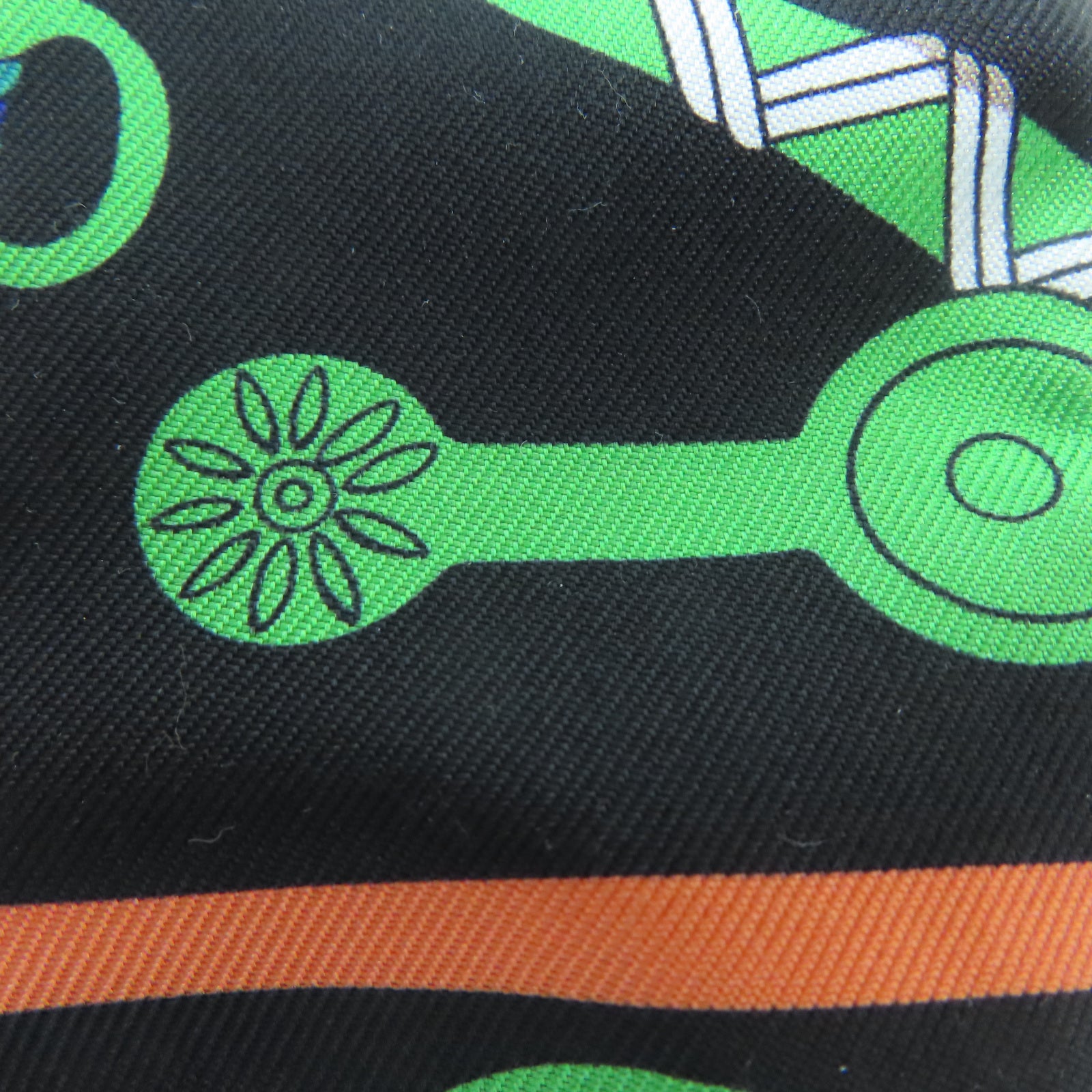 HERMES 絲質Twilly Scarf絲巾黑色