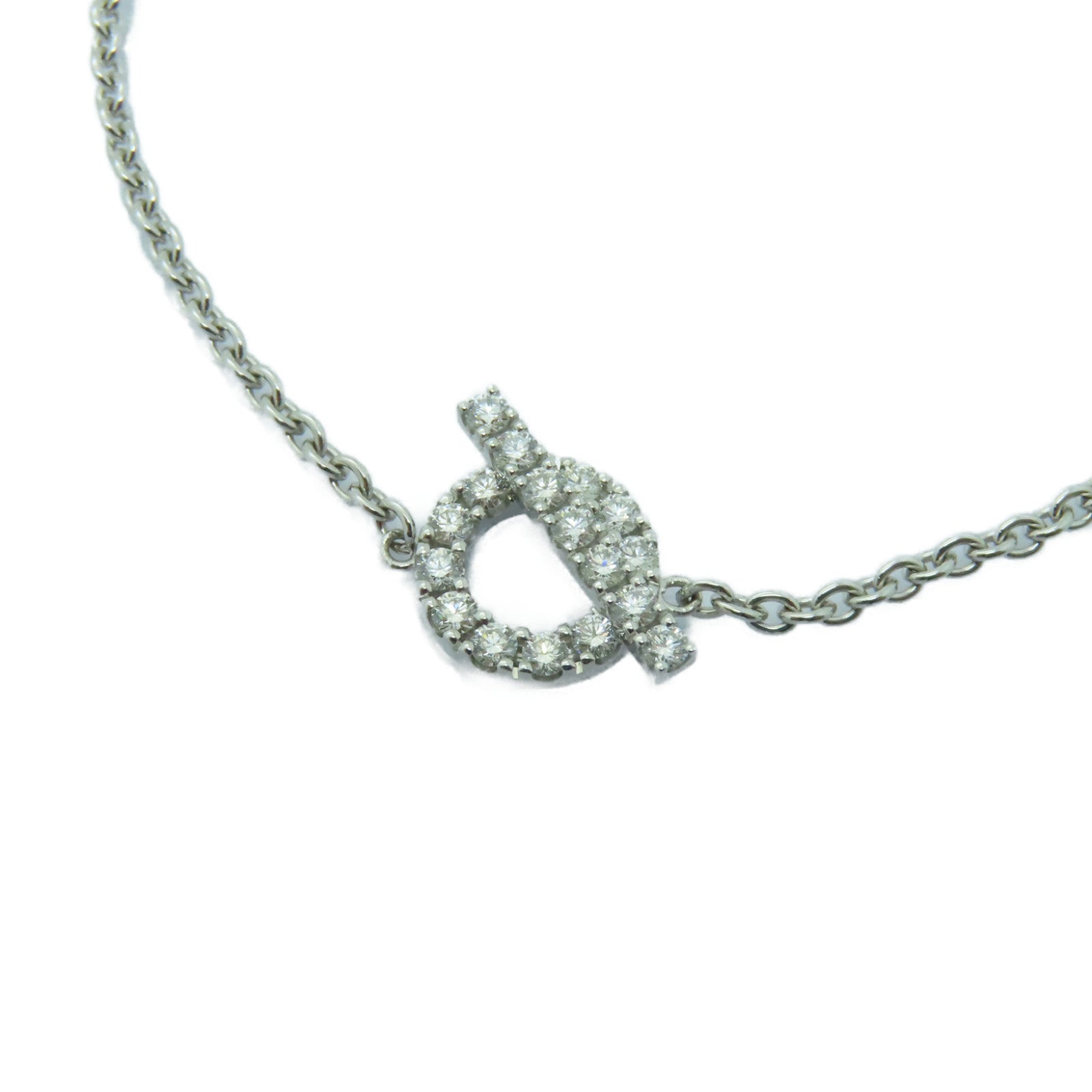 HERMES 18K白金Finesse Bracelet 0.55ct鑽石手鏈