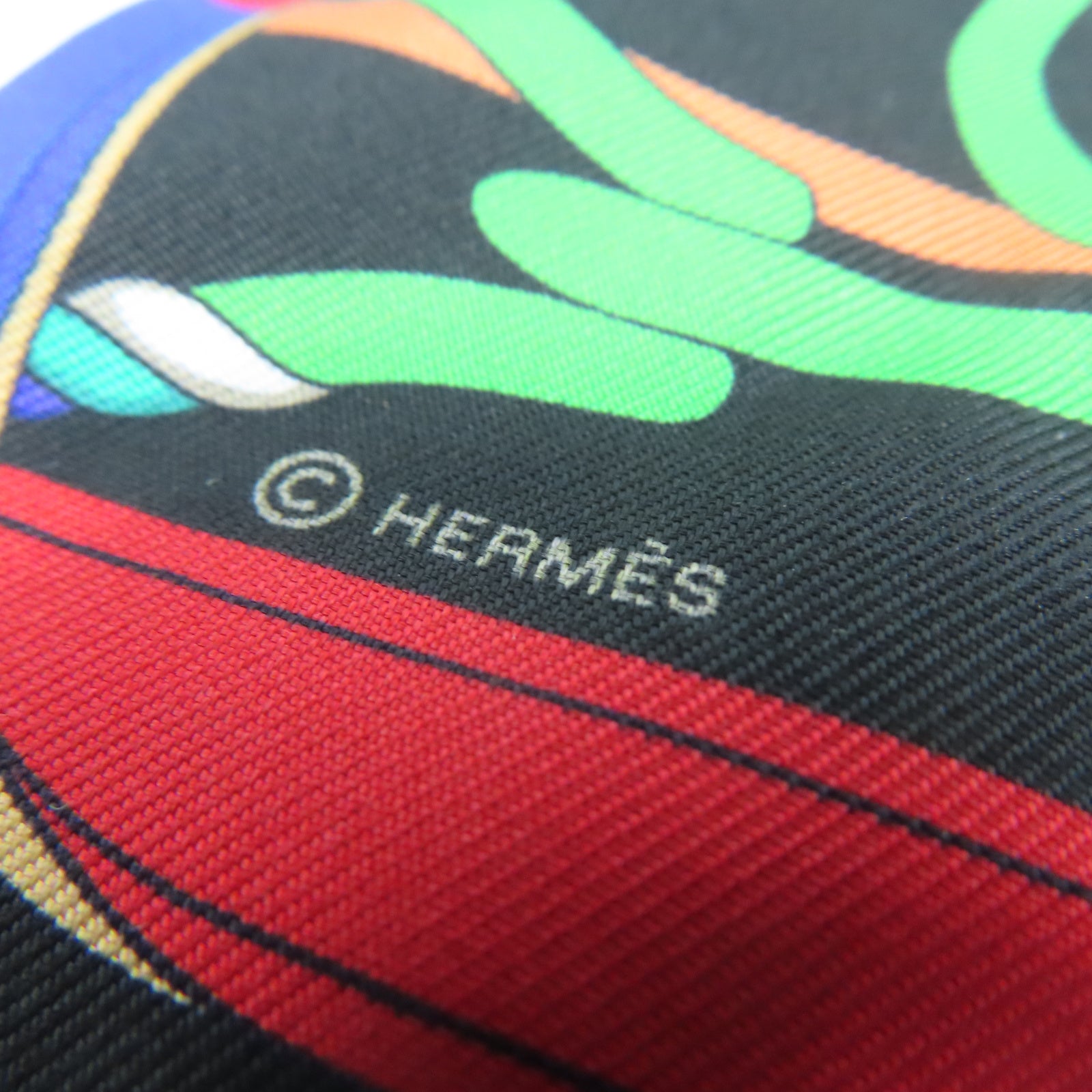 HERMES 絲質Twilly Scarf絲巾黑色