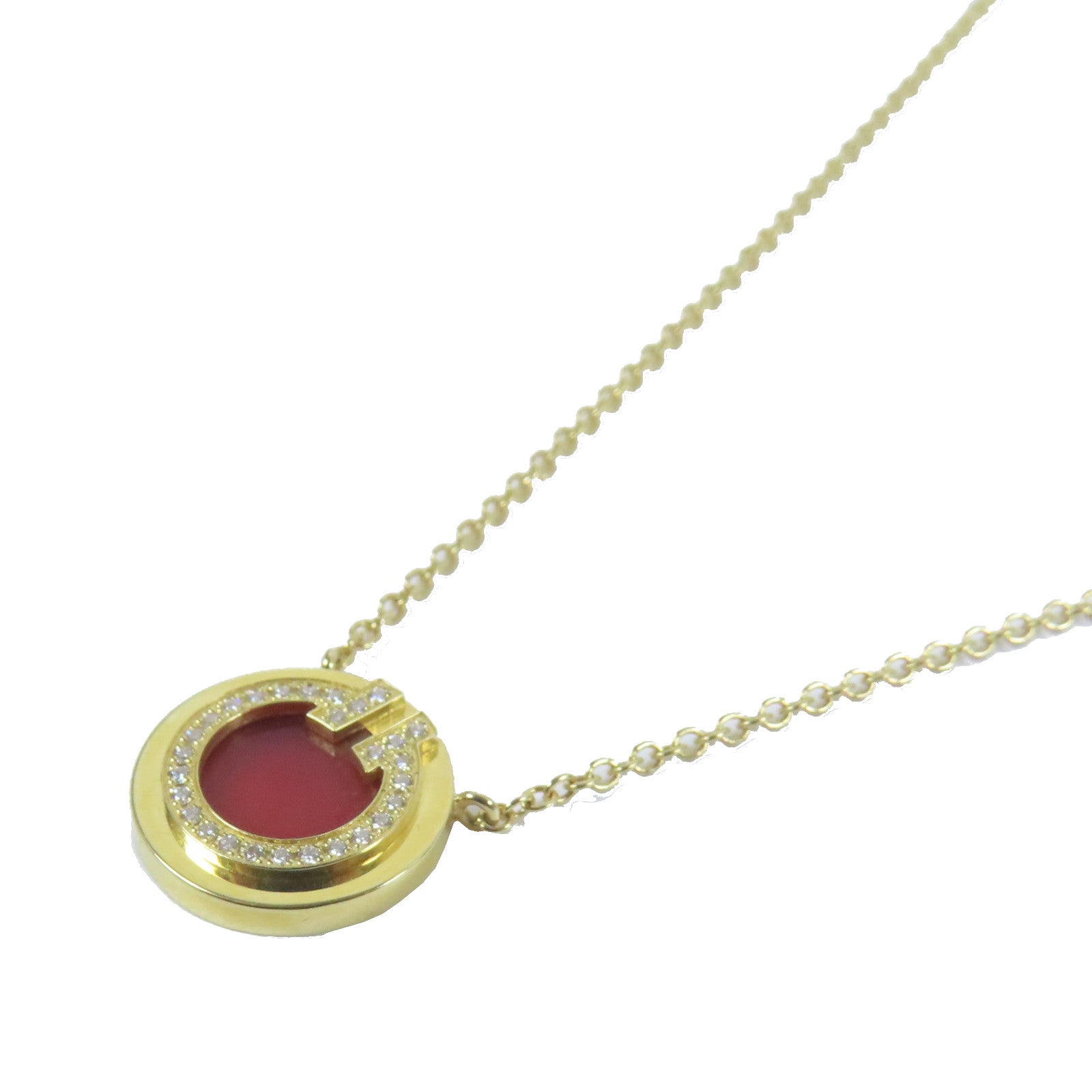 TIFFANY＆CO 18K黃金Necklace項鍊金色/紅色