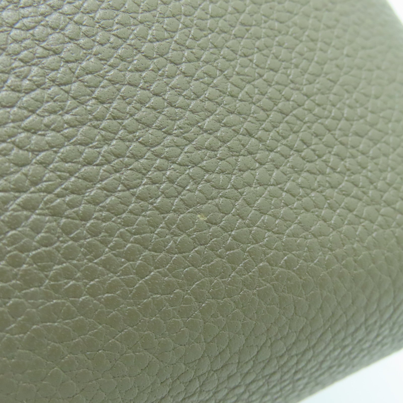 CELINE Cowhide Leather Small Sangle Bucket Gold Buckle Shoulder Bag Beige
