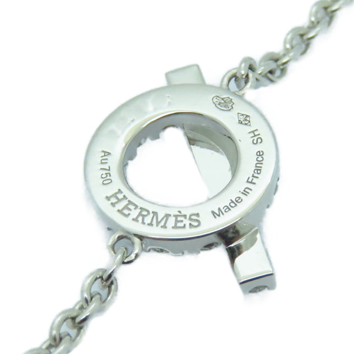 HERMES 18K白金Finesse Bracelet 0.55ct鑽石手鏈