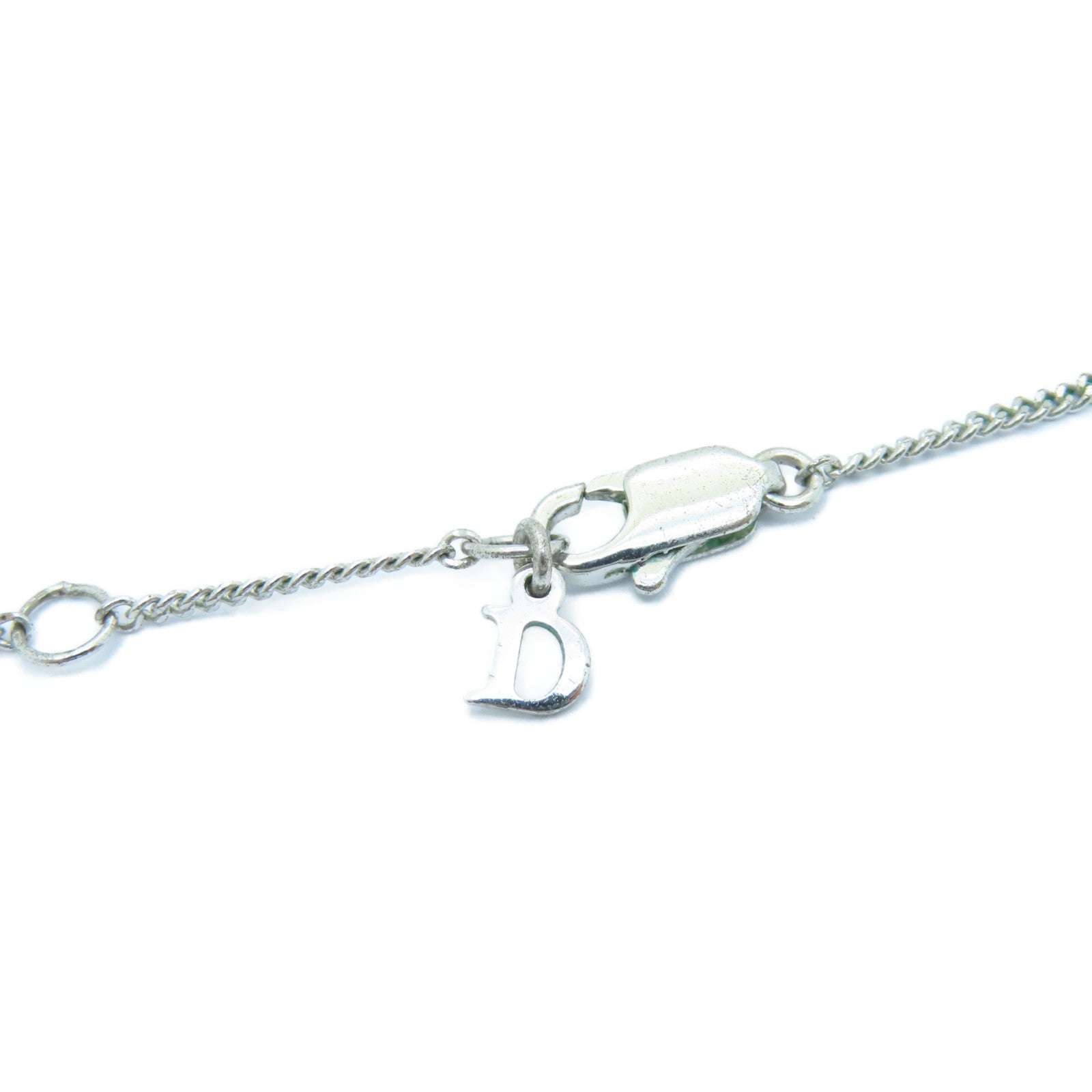 Dior 金屬Snow Necklace項鍊銀色
