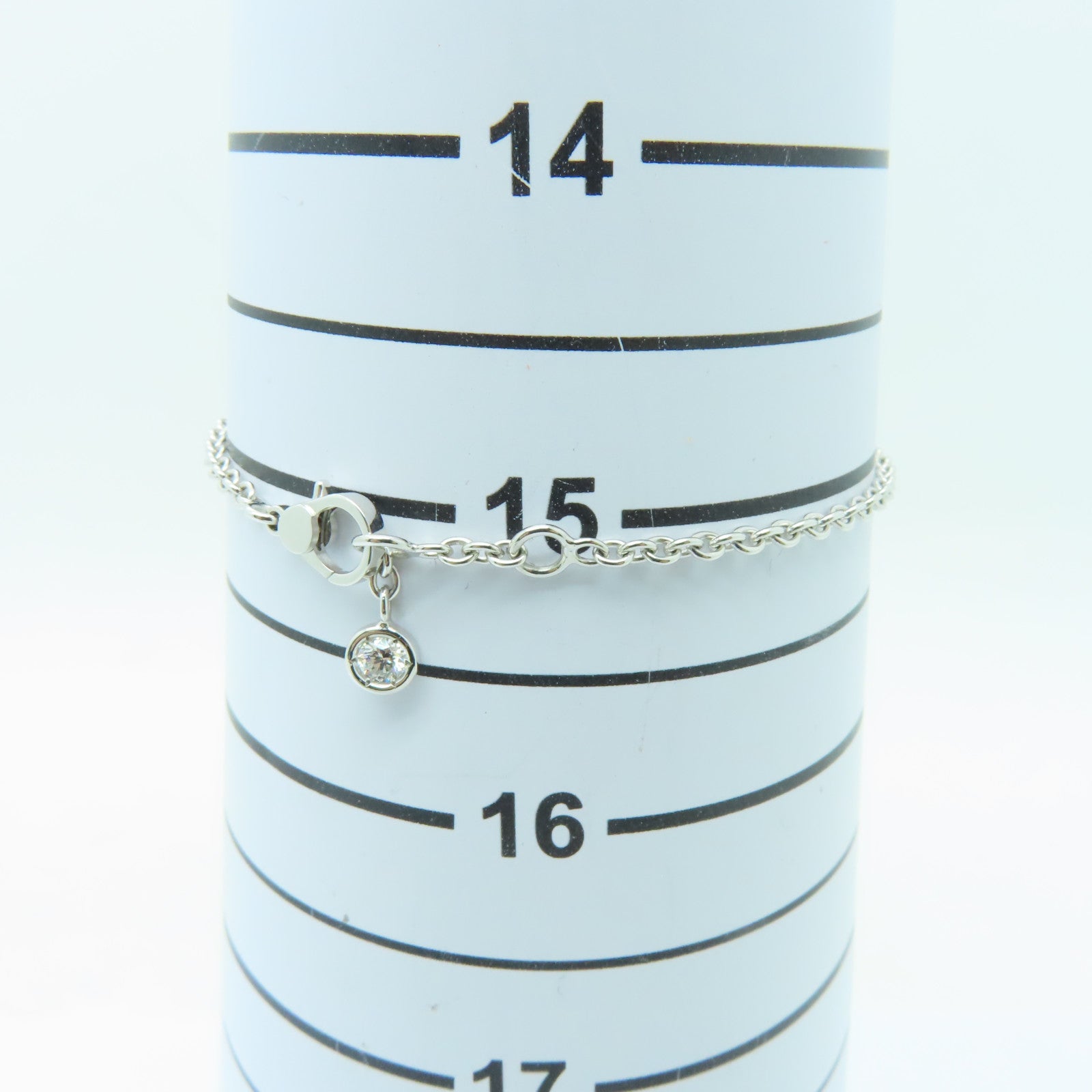 HERMES 18K白金Finesse Bracelet 0.55ct鑽石手鏈