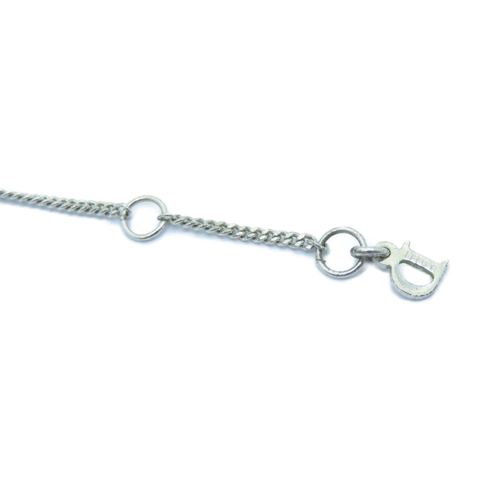 Dior 金屬Snow Necklace項鍊銀色