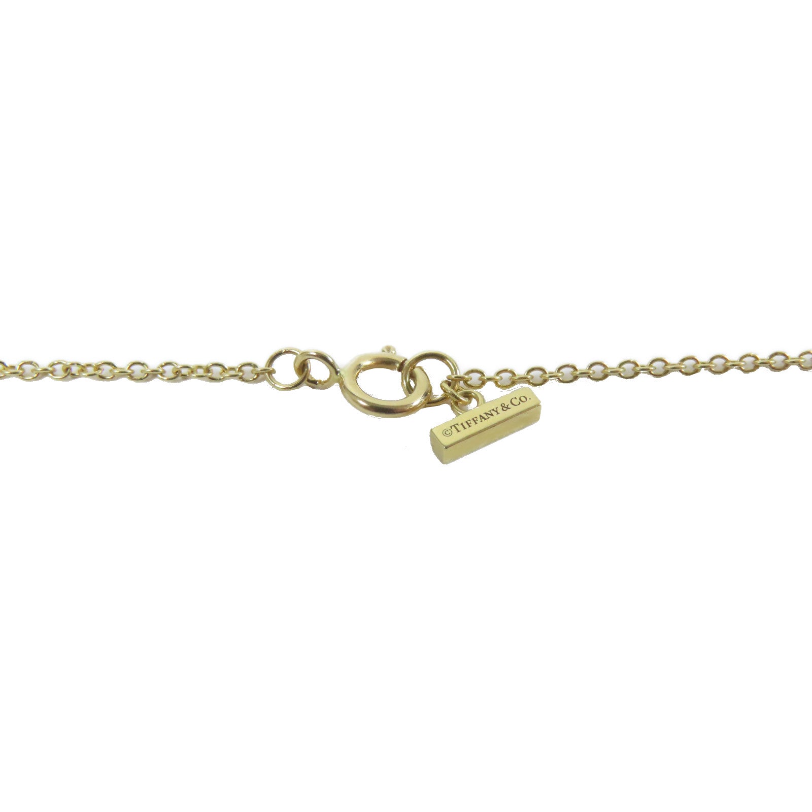 TIFFANY＆CO 18K黃金Necklace項鍊金色/紅色