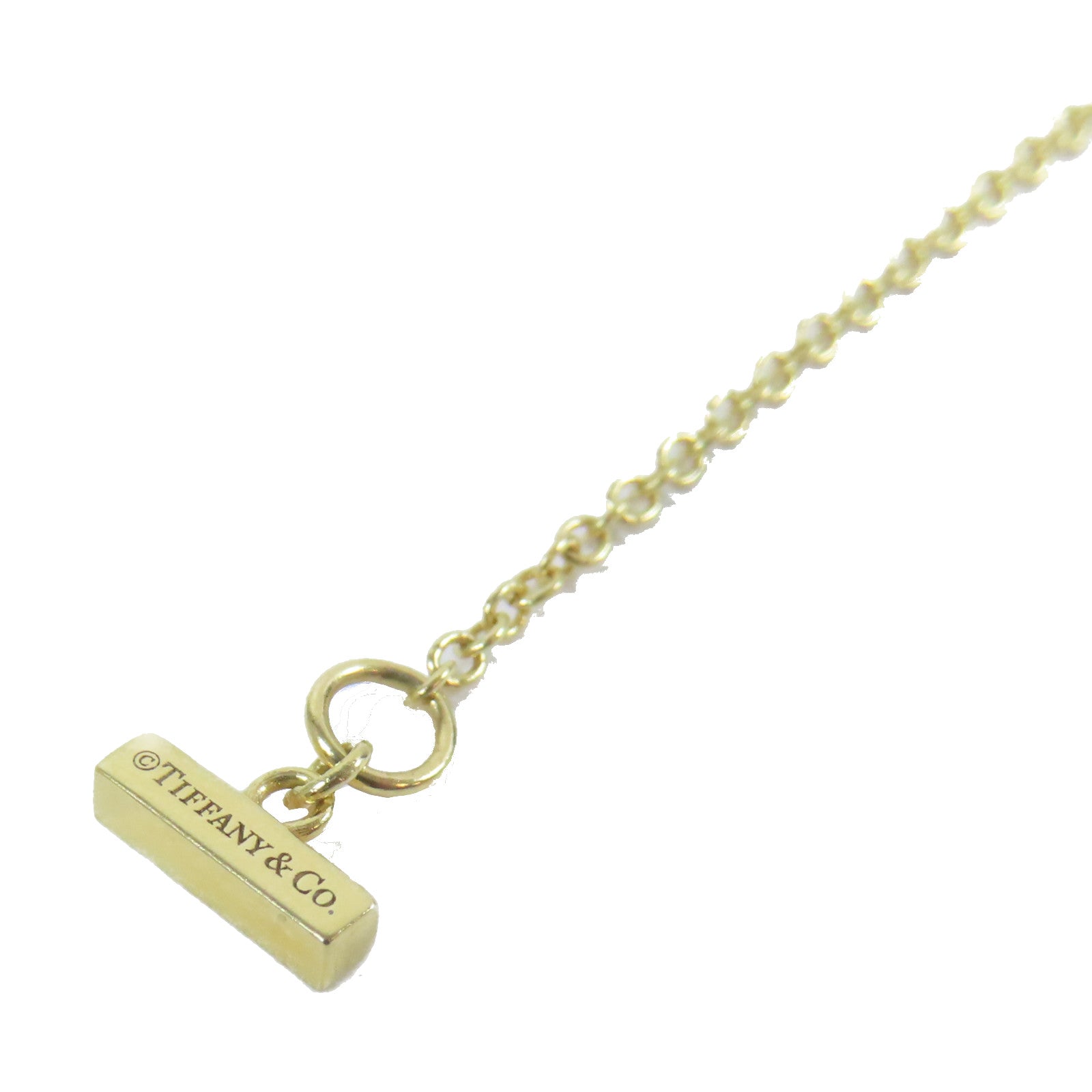 TIFFANY＆CO 18K黃金Necklace項鍊金色/紅色