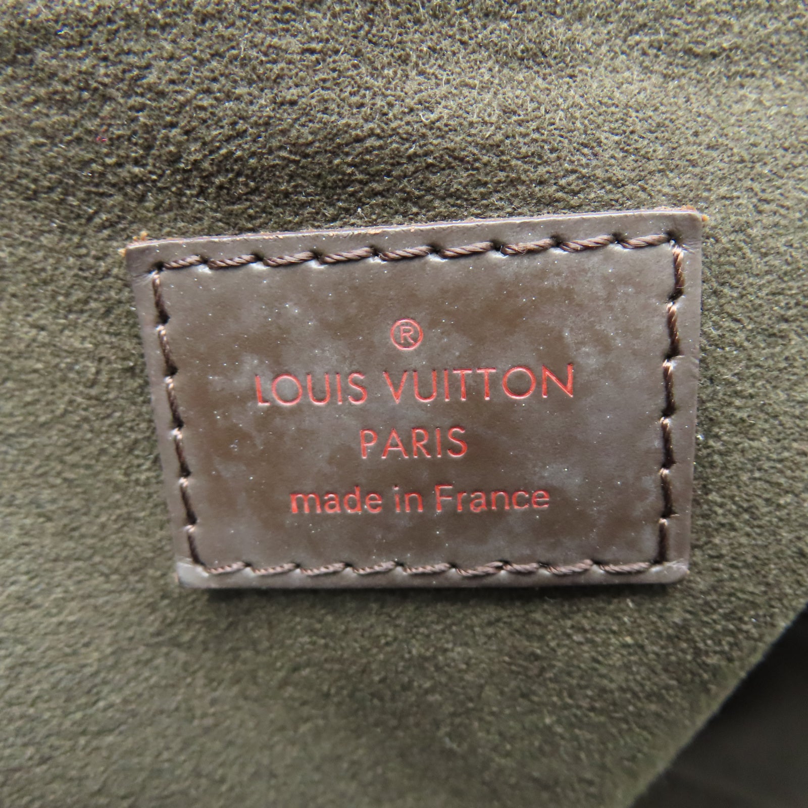LOUIS VUITTON Damier Portobello金扣肩背袋棕色