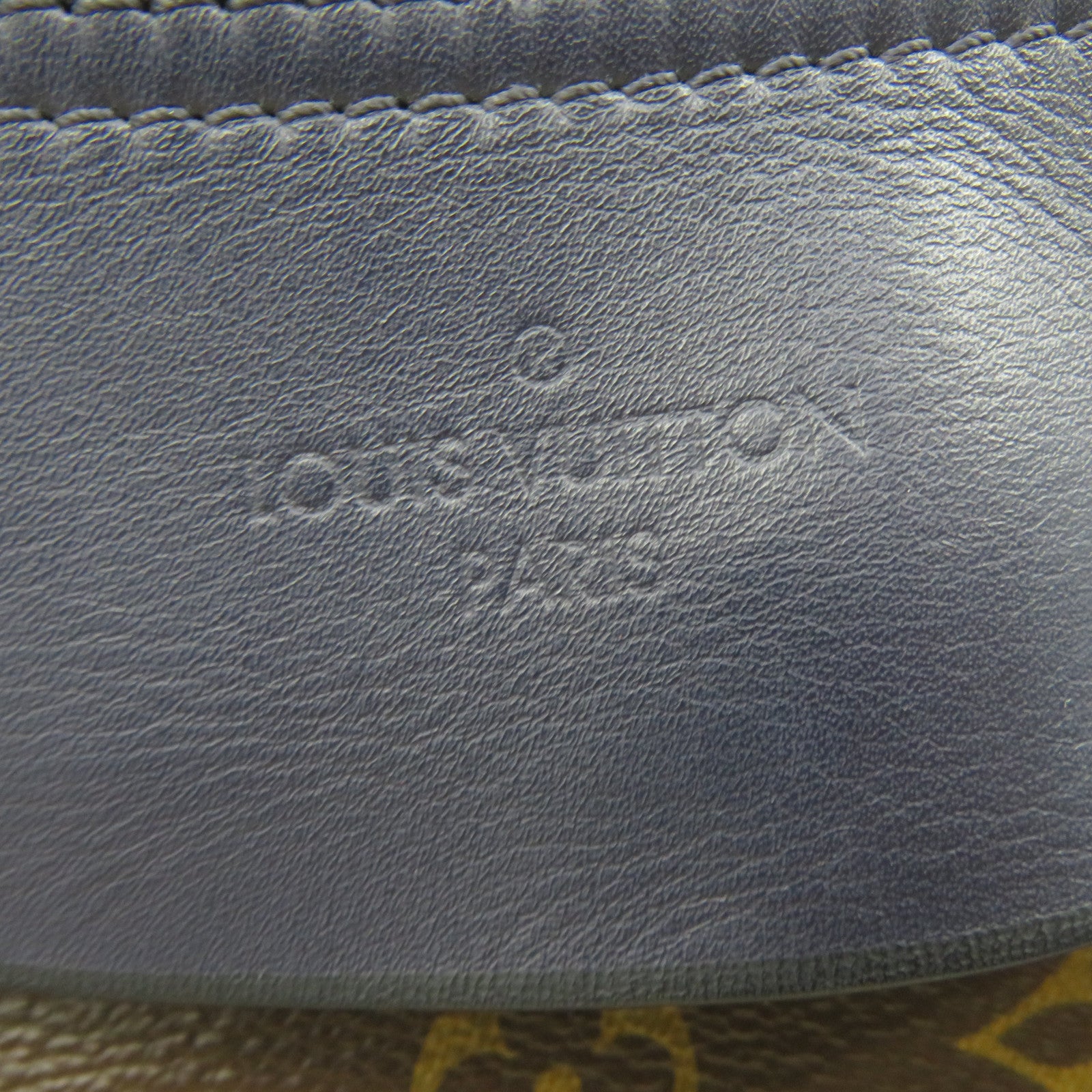 LOUIS VUITTON Monogram Tuileries金扣手挽肩背兩用袋啡色/深藍色