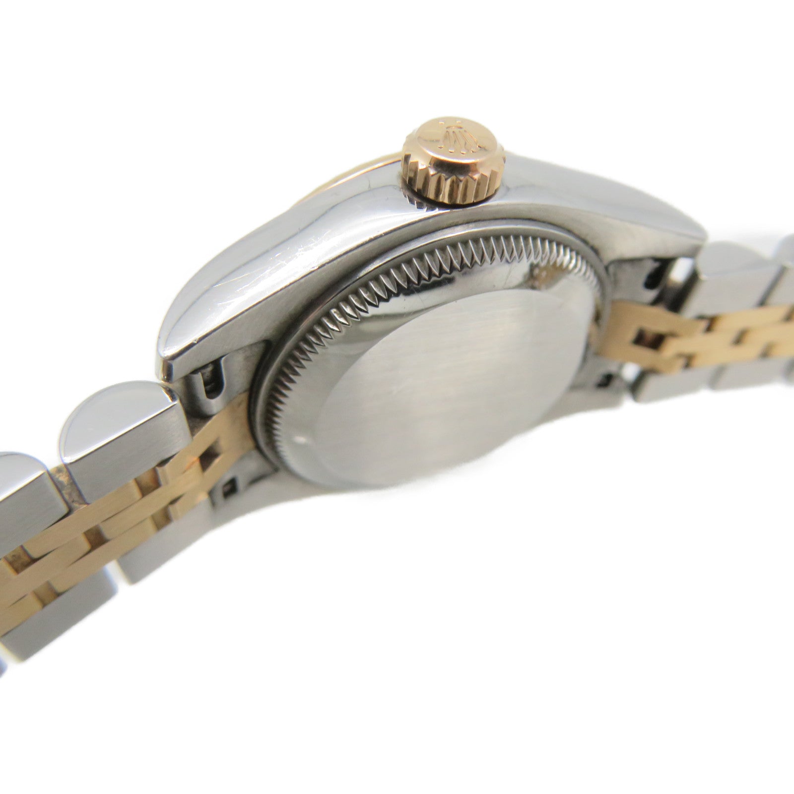 ROLEX Datejust 26mmWatch Stainless Steel/K18 Rose Gold Automatic Movement Watch Black