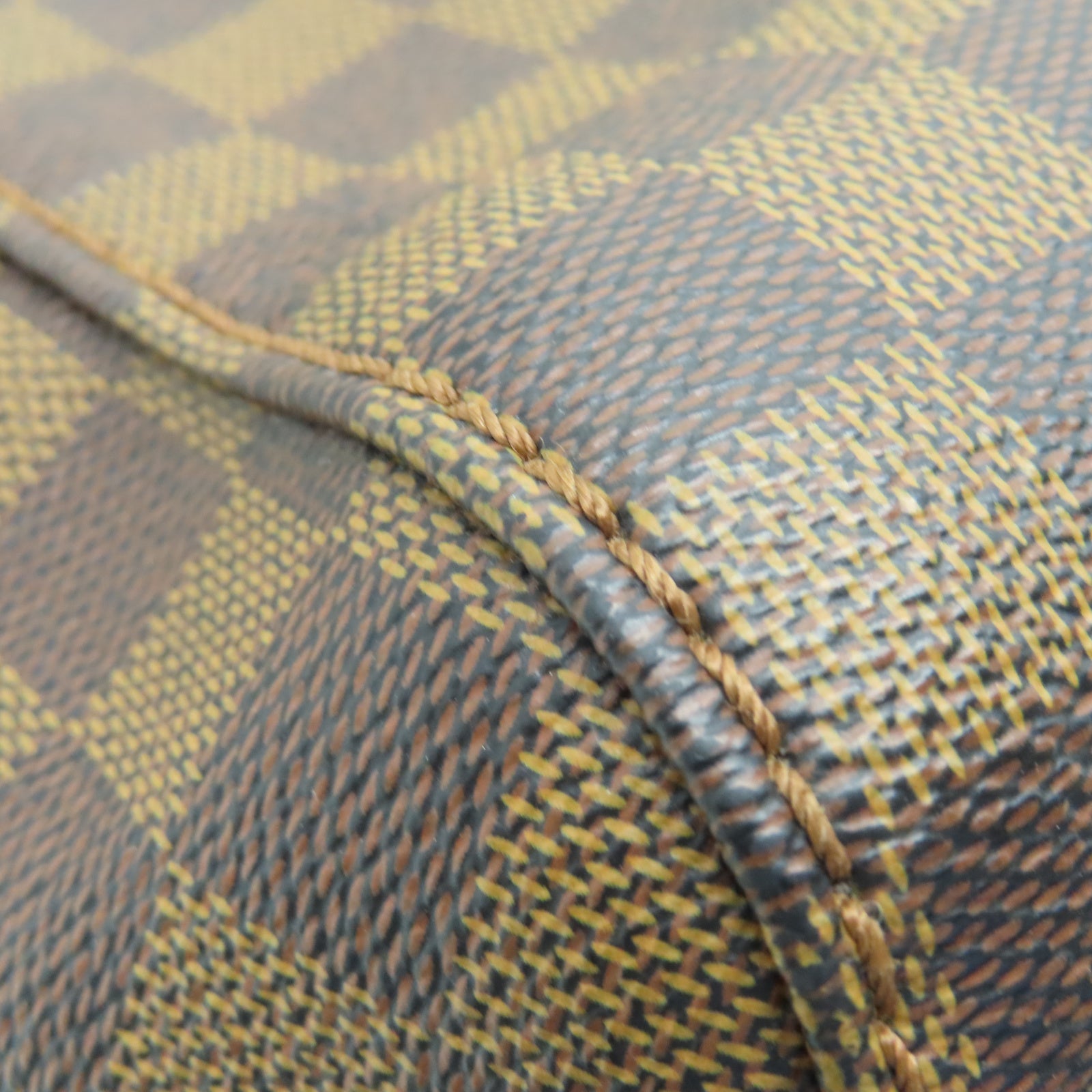 LOUIS VUITTON Damier Portobello金扣肩背袋棕色