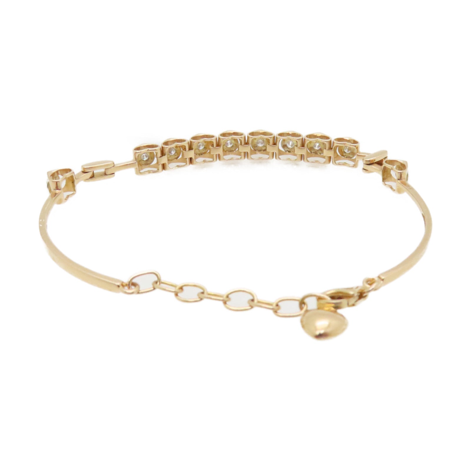 JEWELRY 18K Rose Gold Diamond Bracelet 0.303ct Diamond Bracelet