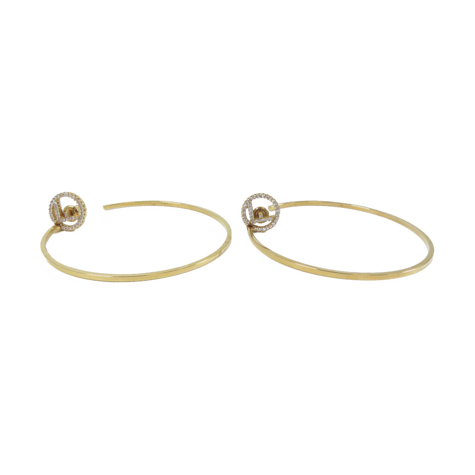 FENDI 金屬Earrings耳環金色