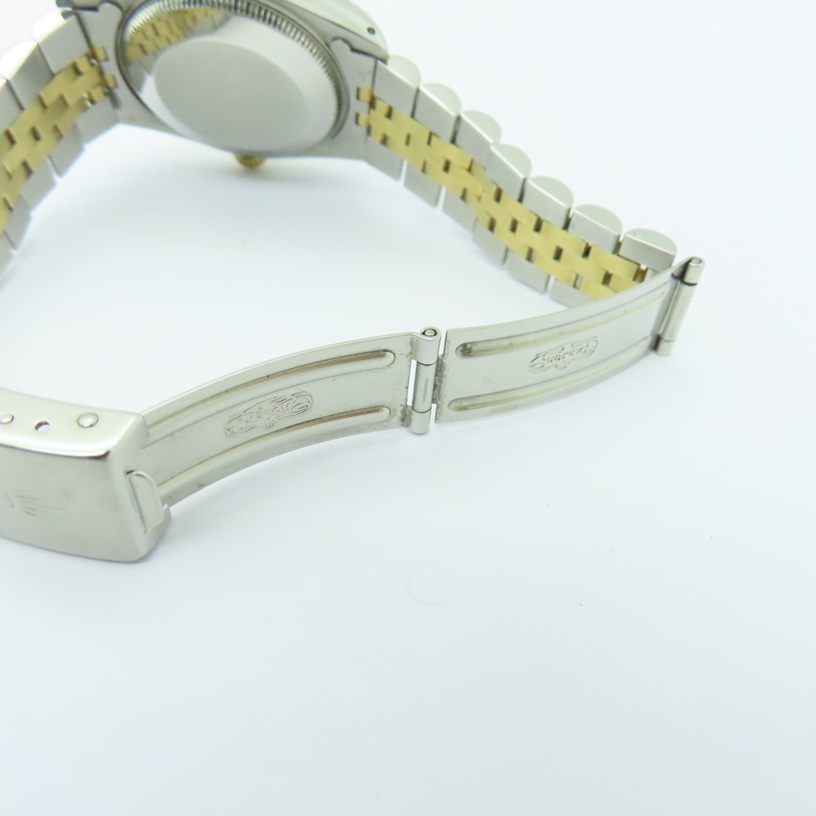ROLEX Datejust 18K黄金/不鏽鋼手錶自動機芯酒紅色