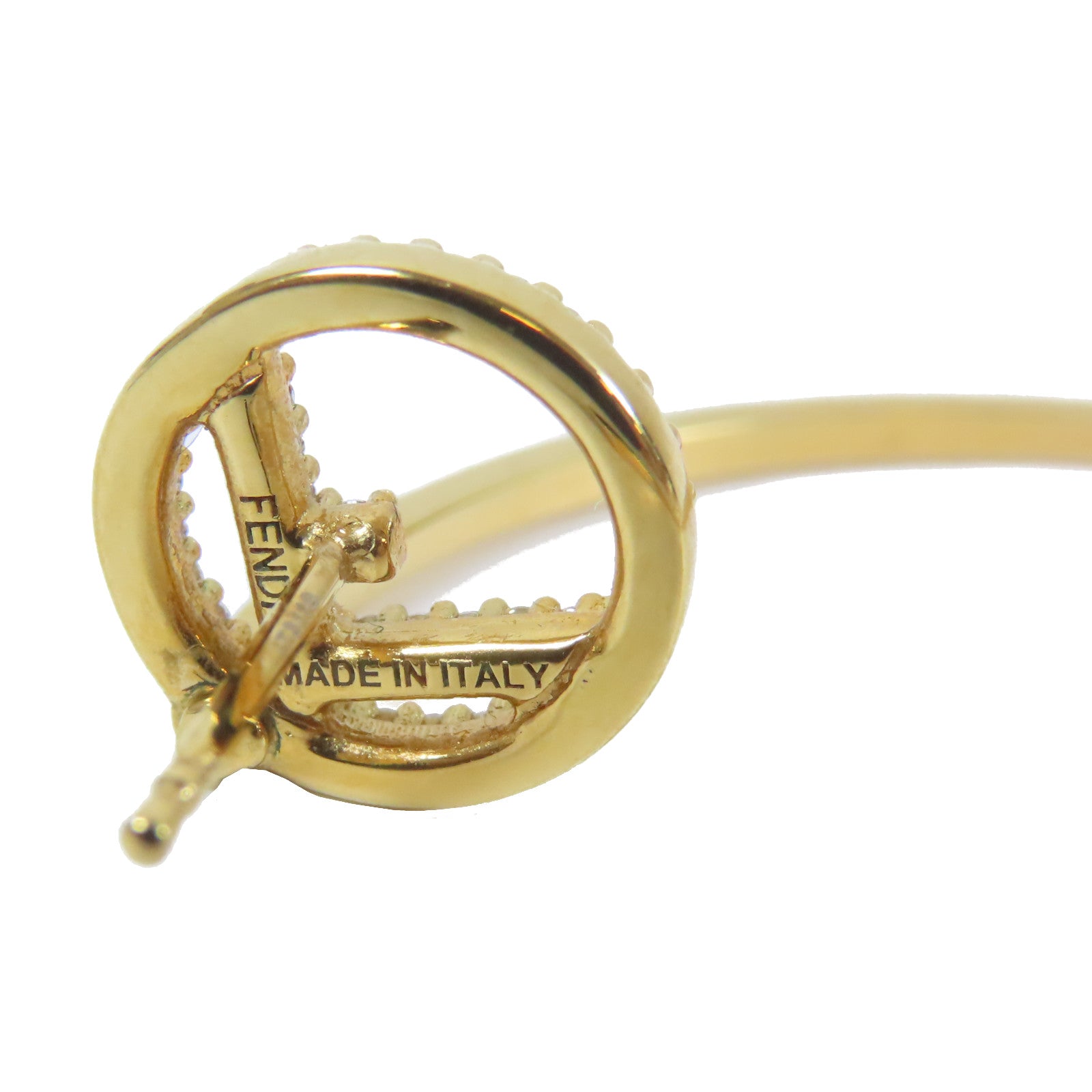 FENDI 金屬Earrings耳環金色