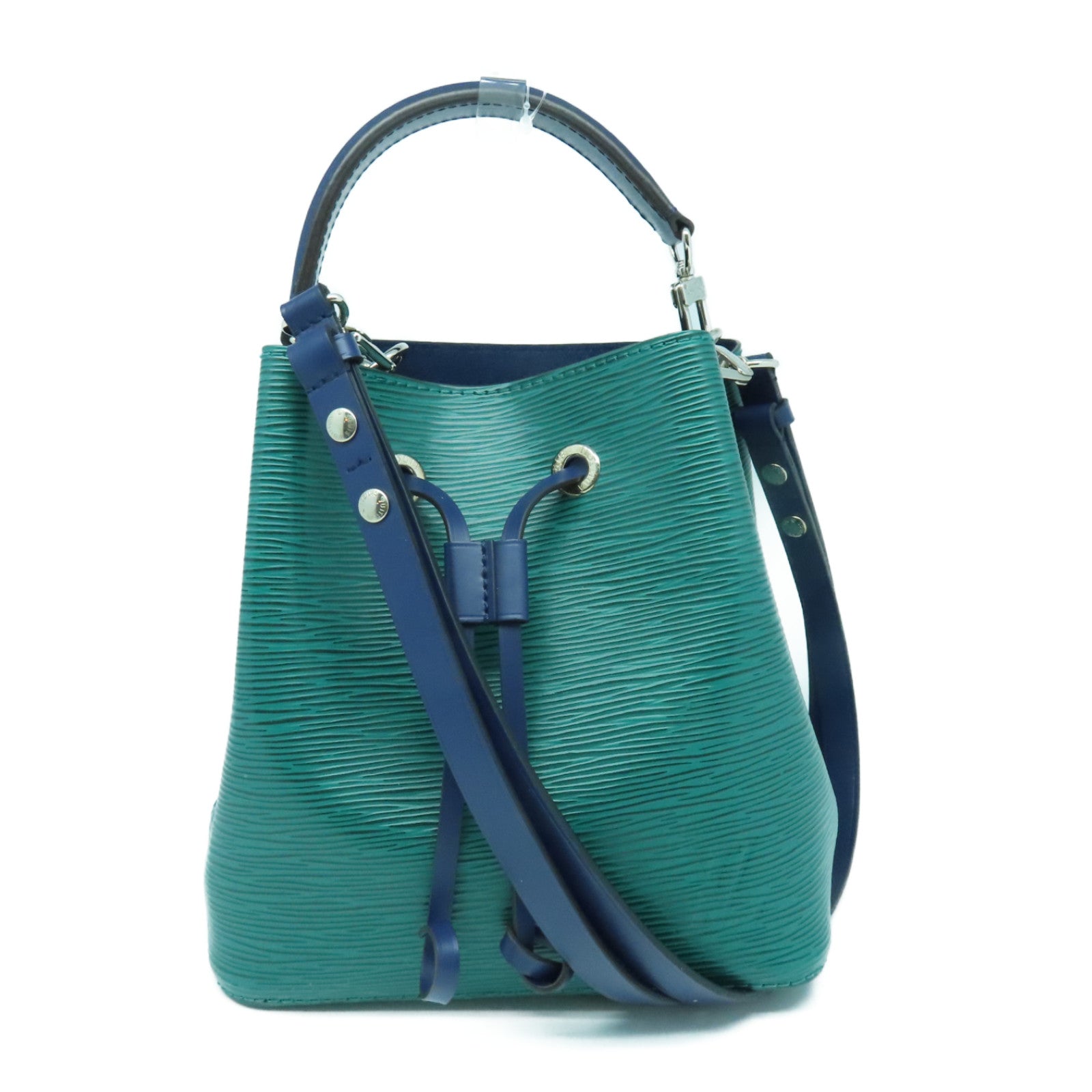 LOUIS VUITTON Epi Neo Noe BB銀扣手挽肩背兩用袋綠色