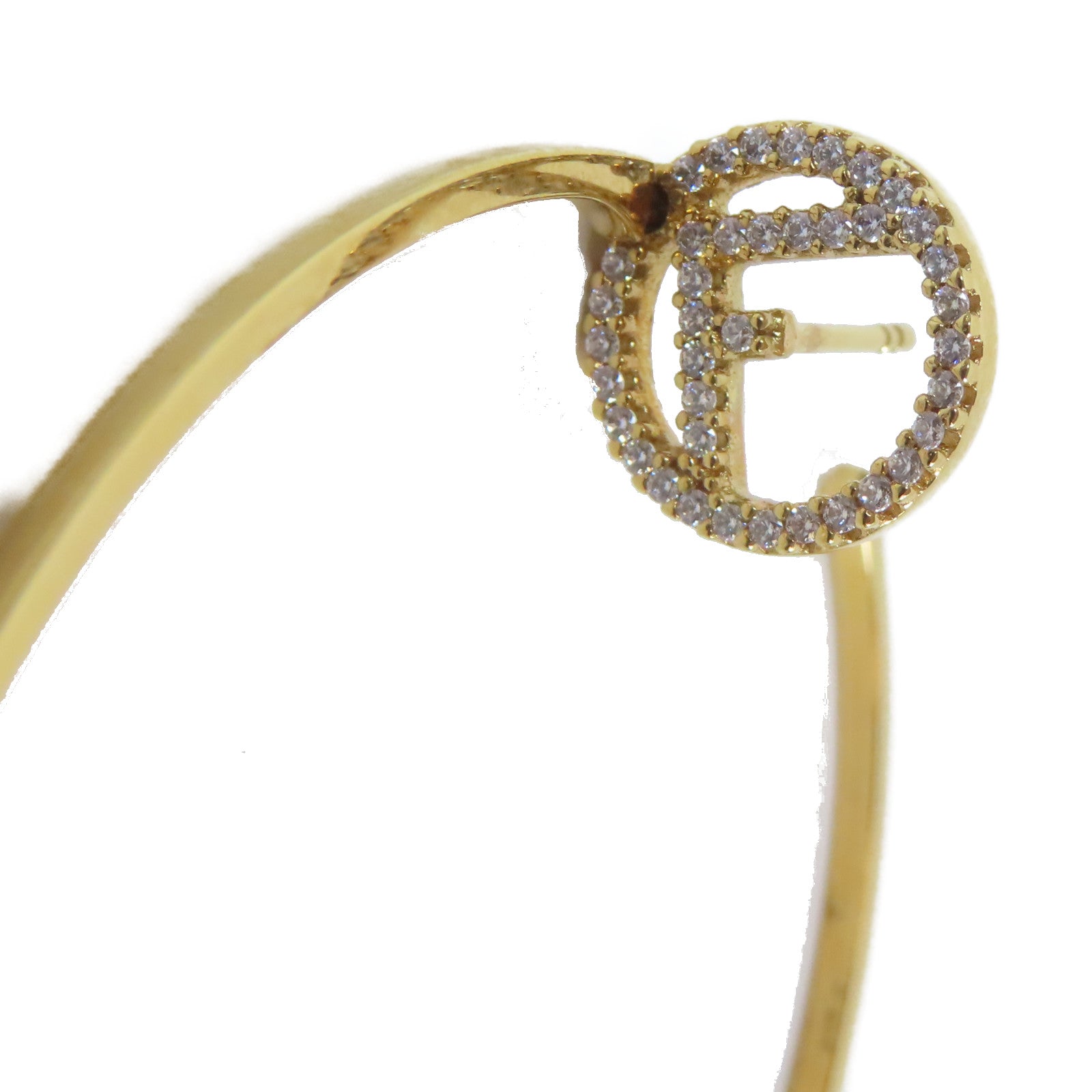 FENDI 金屬Earrings耳環金色