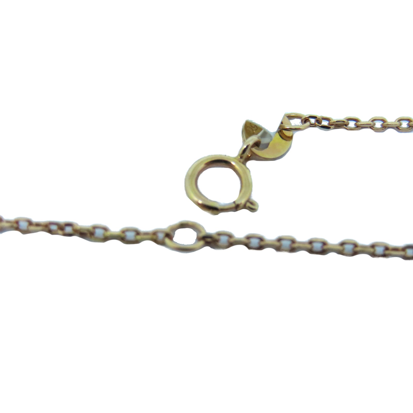 JEWELRY 【激减优惠】K18玫瑰金PinkSapphire Necklace 0.69ct蓝宝石/0.15ct钻石项链