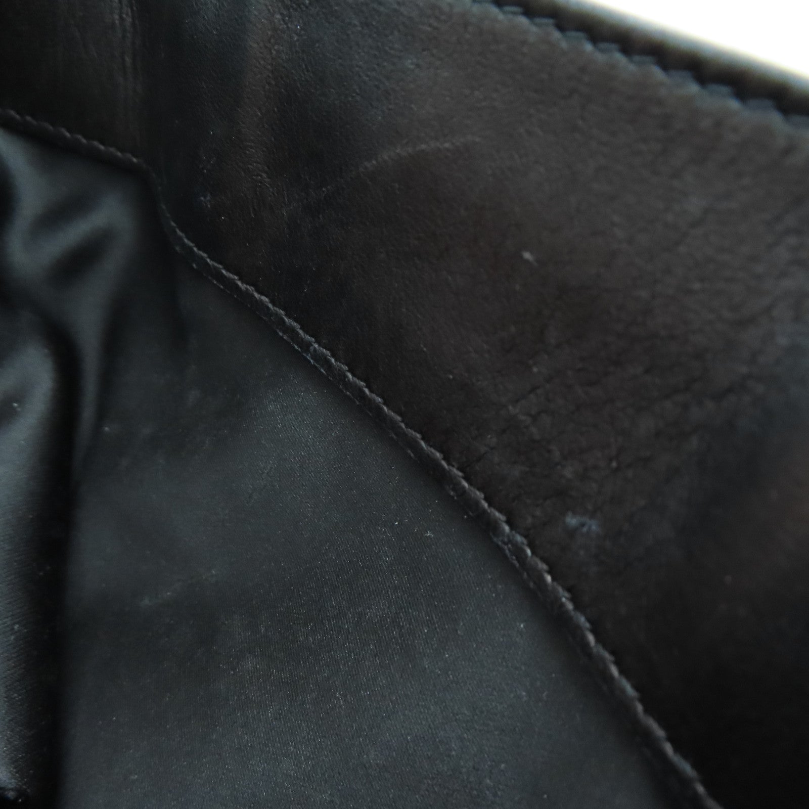 CHANEL 漆皮皮革Chain Shoulder Bag銀扣鏈帶肩背袋黑色