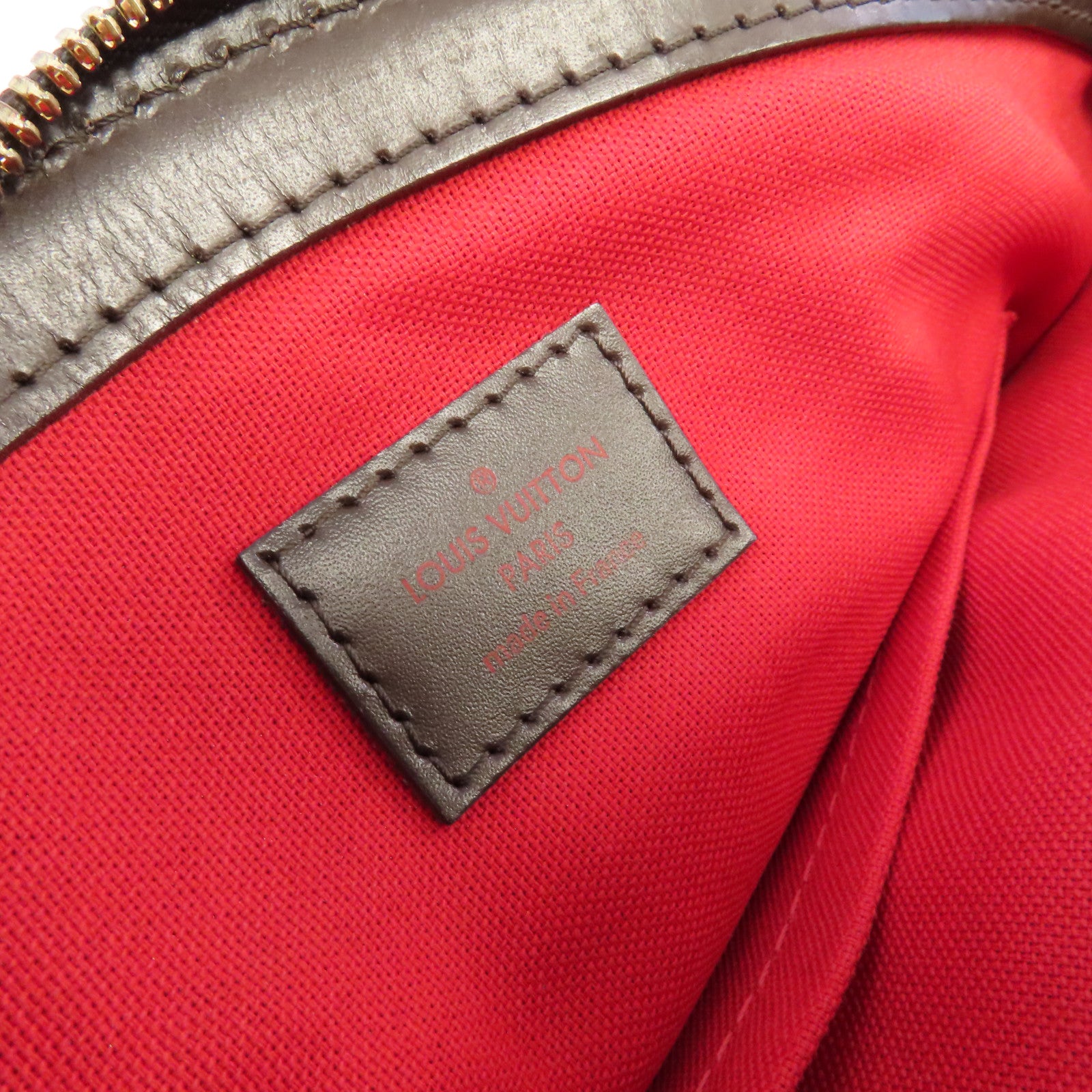 LOUIS VUITTON Damier Verona PM Hand Bag金扣手挽袋啡色
