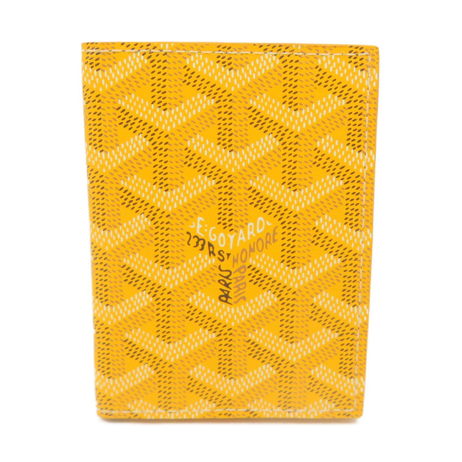 GOYARD PVC Card Case yellow