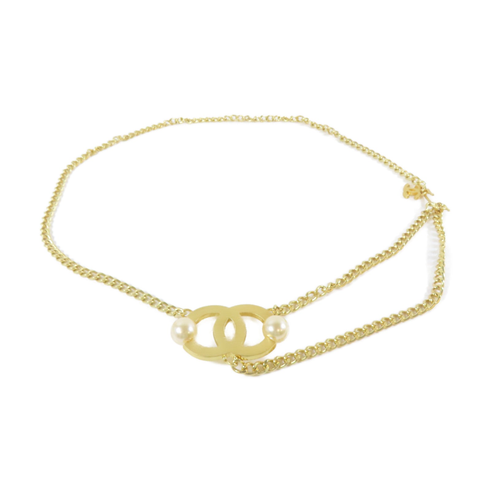 CHANEL 金屬Chain Belt腰帶金色