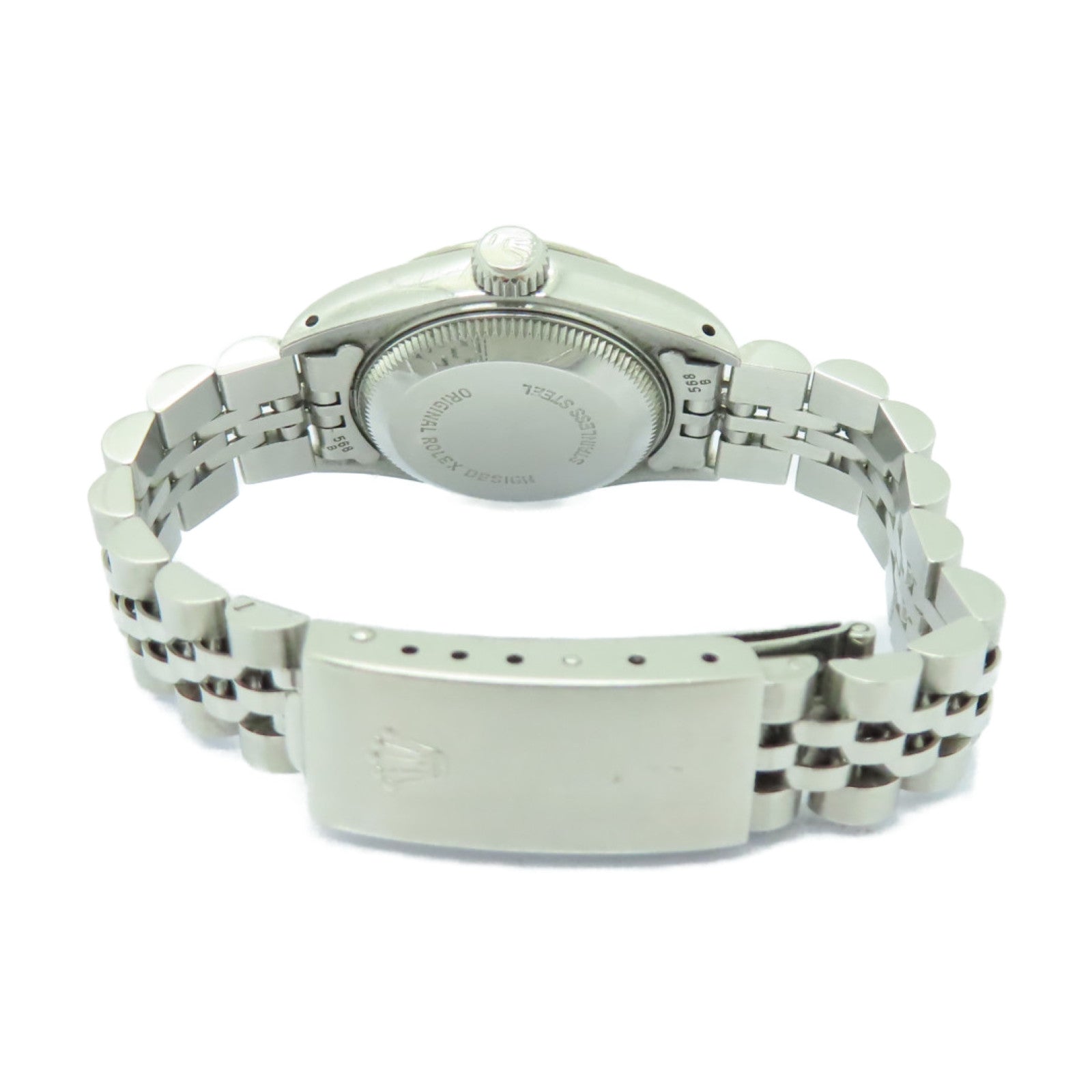 ROLEX Datejust 18K白金/不鏽鋼手錶自動機芯白色