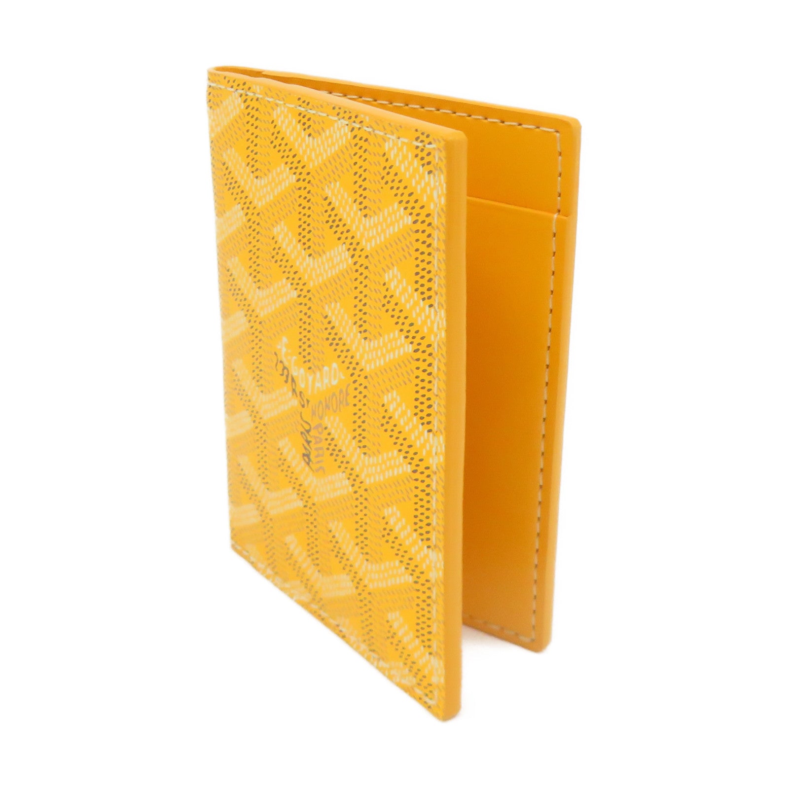 GOYARD PVC Card Case yellow