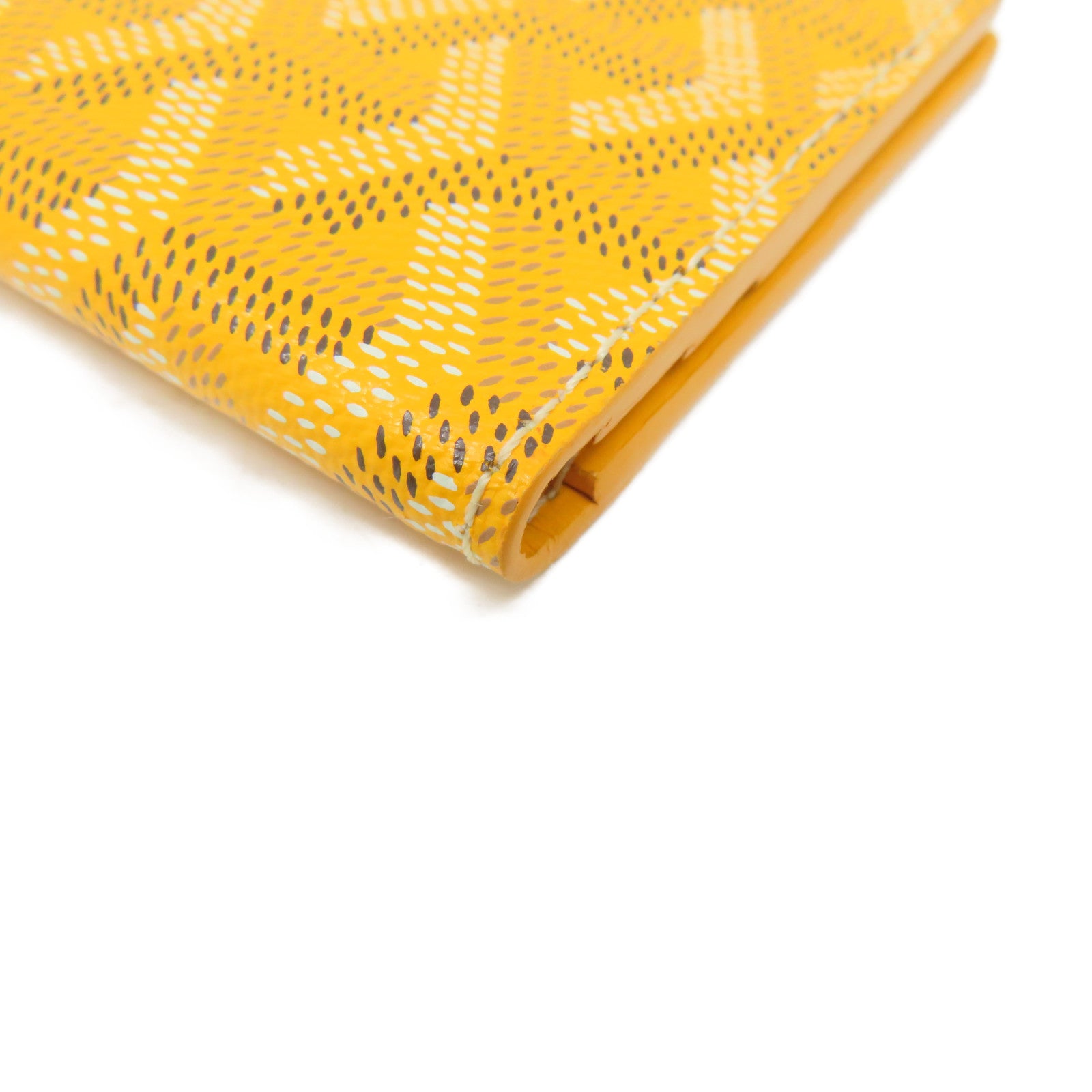 GOYARD PVC Card Case yellow