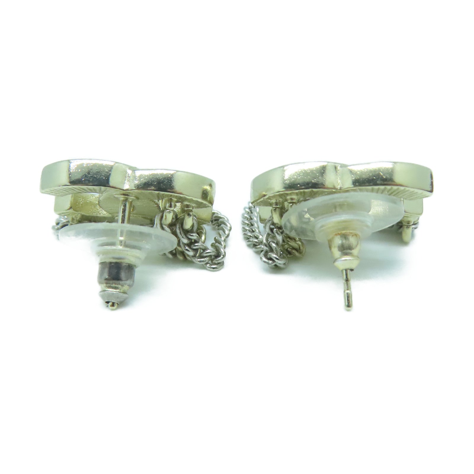 CHANEL 金屬Earrings耳環金色