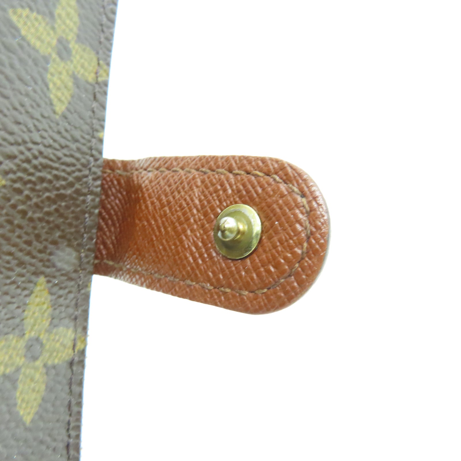 LOUIS VUITTON Monogram Wallet Gold Buckle Wallet Brown